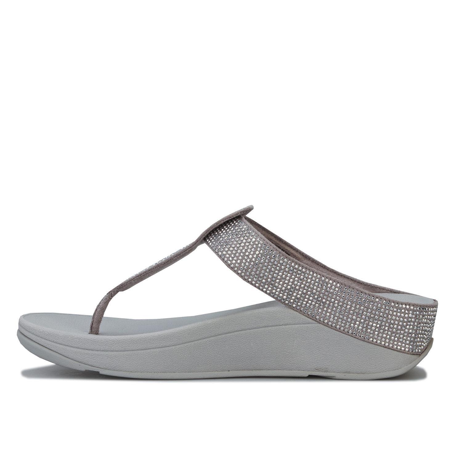 Silver - Fitflop - Isabelle Toe Post Sandal - 5