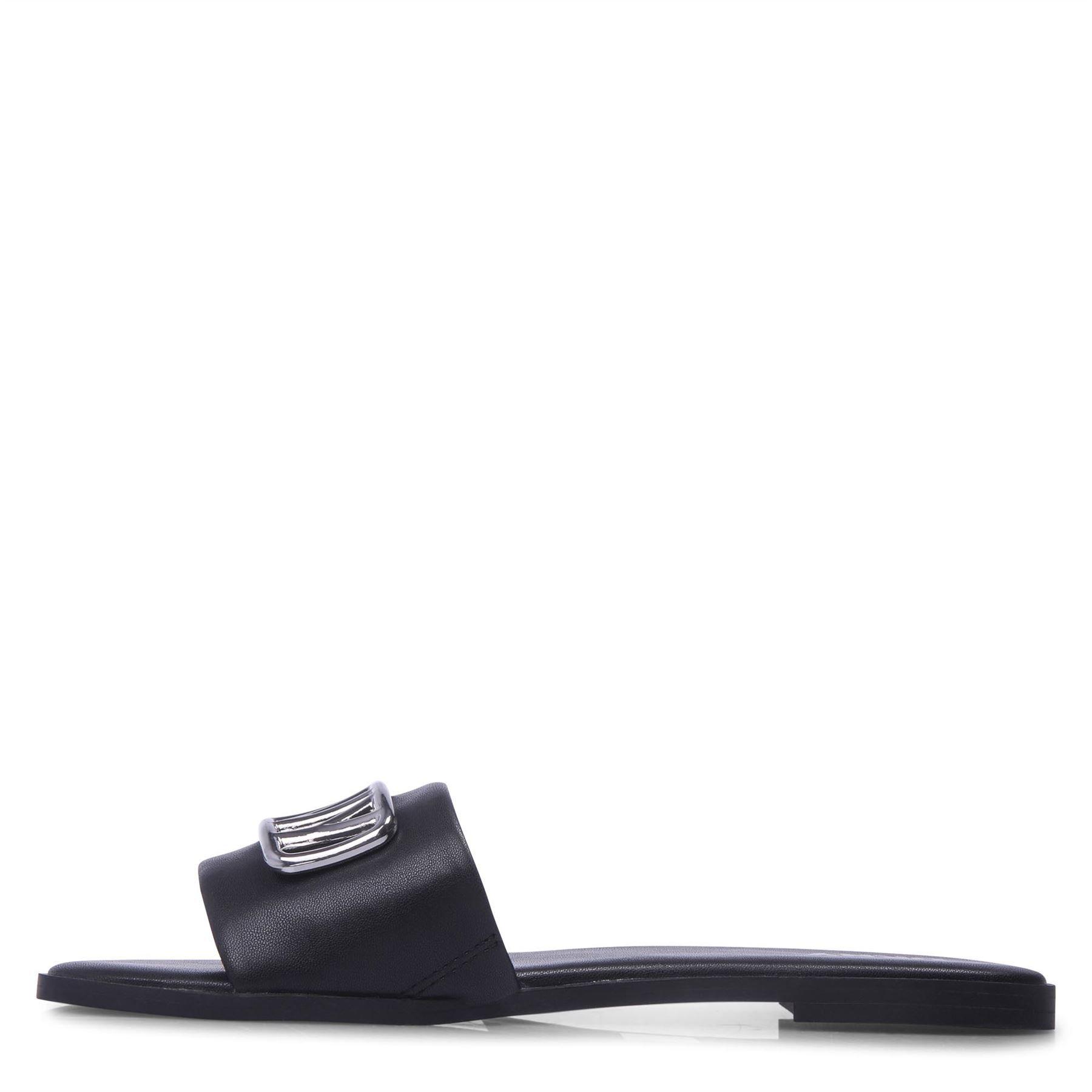 Black Silver - DKNY - Wylie Flat Sliders - 2