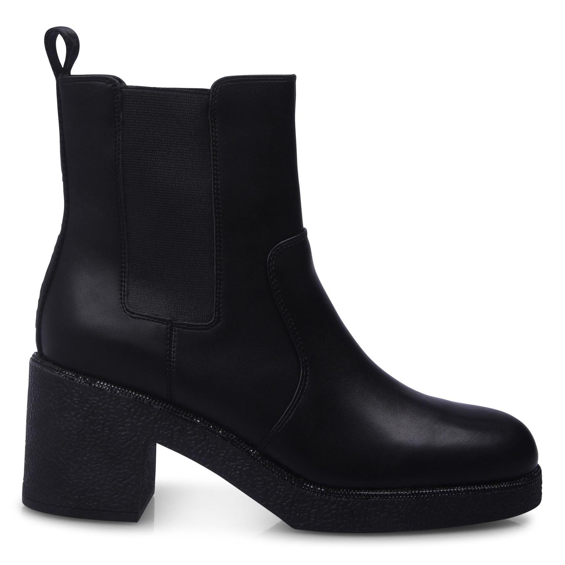 Black - DKNY - Teenie Platform Boots - 1