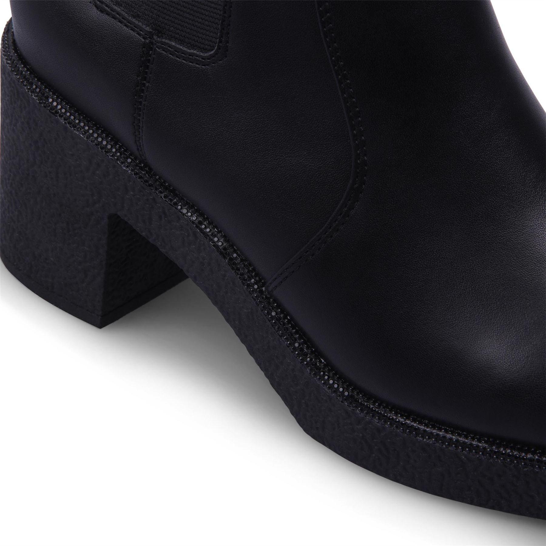 Black - DKNY - Teenie Platform Boots - 4