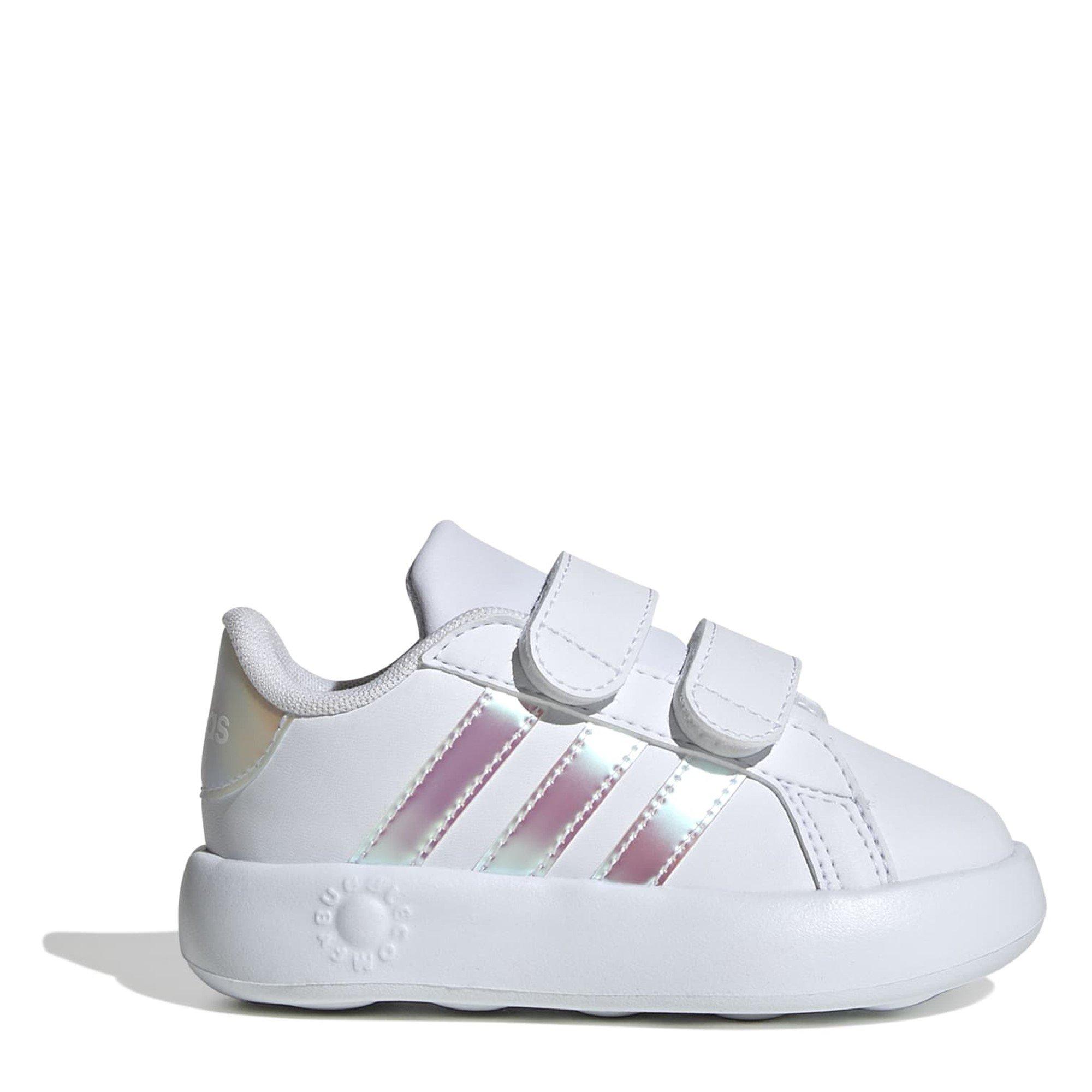 Adidas  Grand Court 2.0 Shoes Infant Girls - White/Irides - C4 (20)