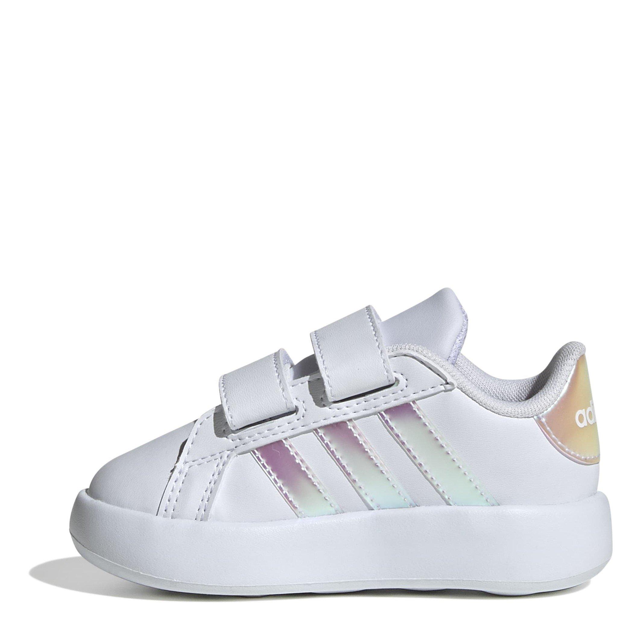 Branco/Iridescente - adidas - Grand Court 2.0 Shoes Infant Girls - 2