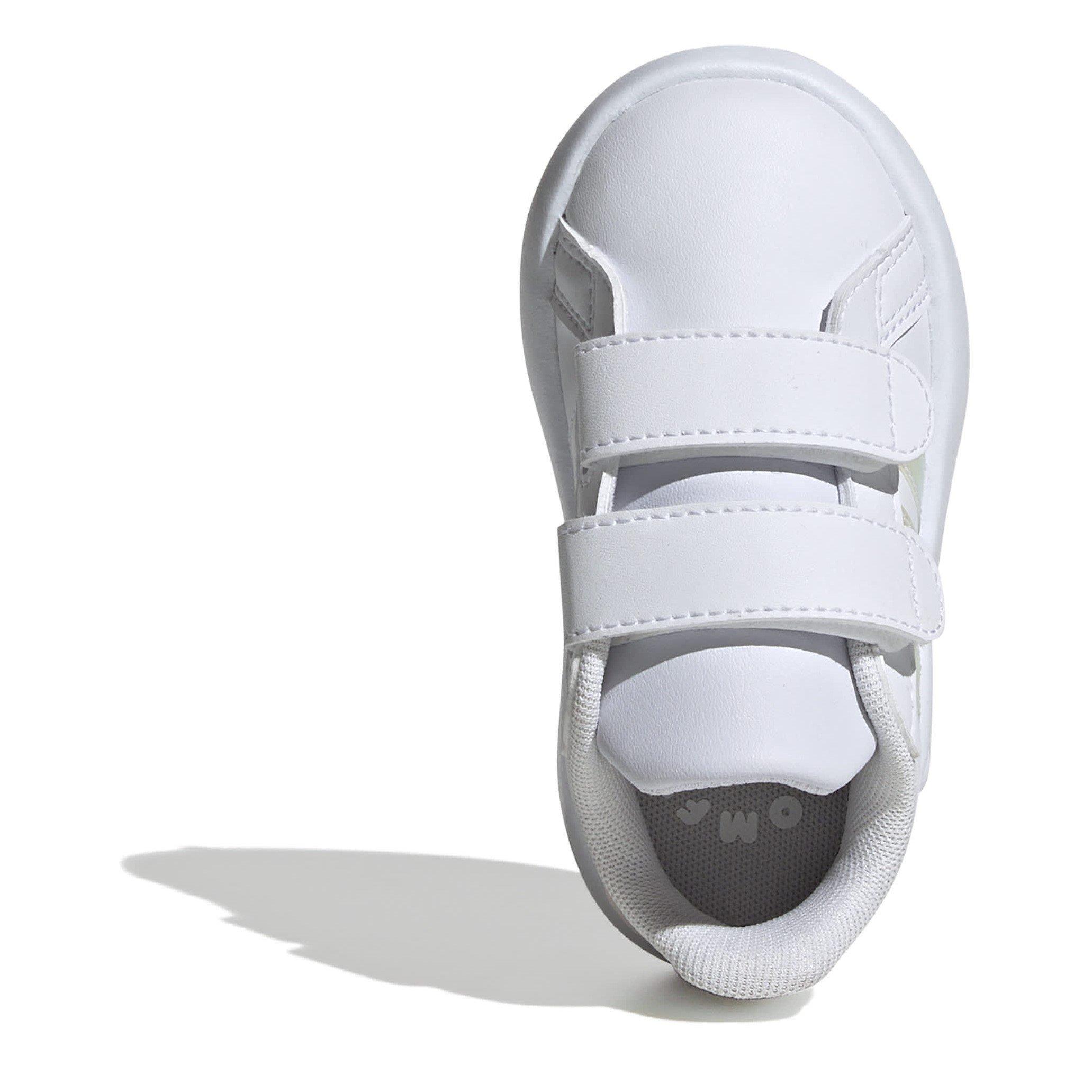 Branco/Iridescente - adidas - Grand Court 2.0 Shoes Infant Girls - 5