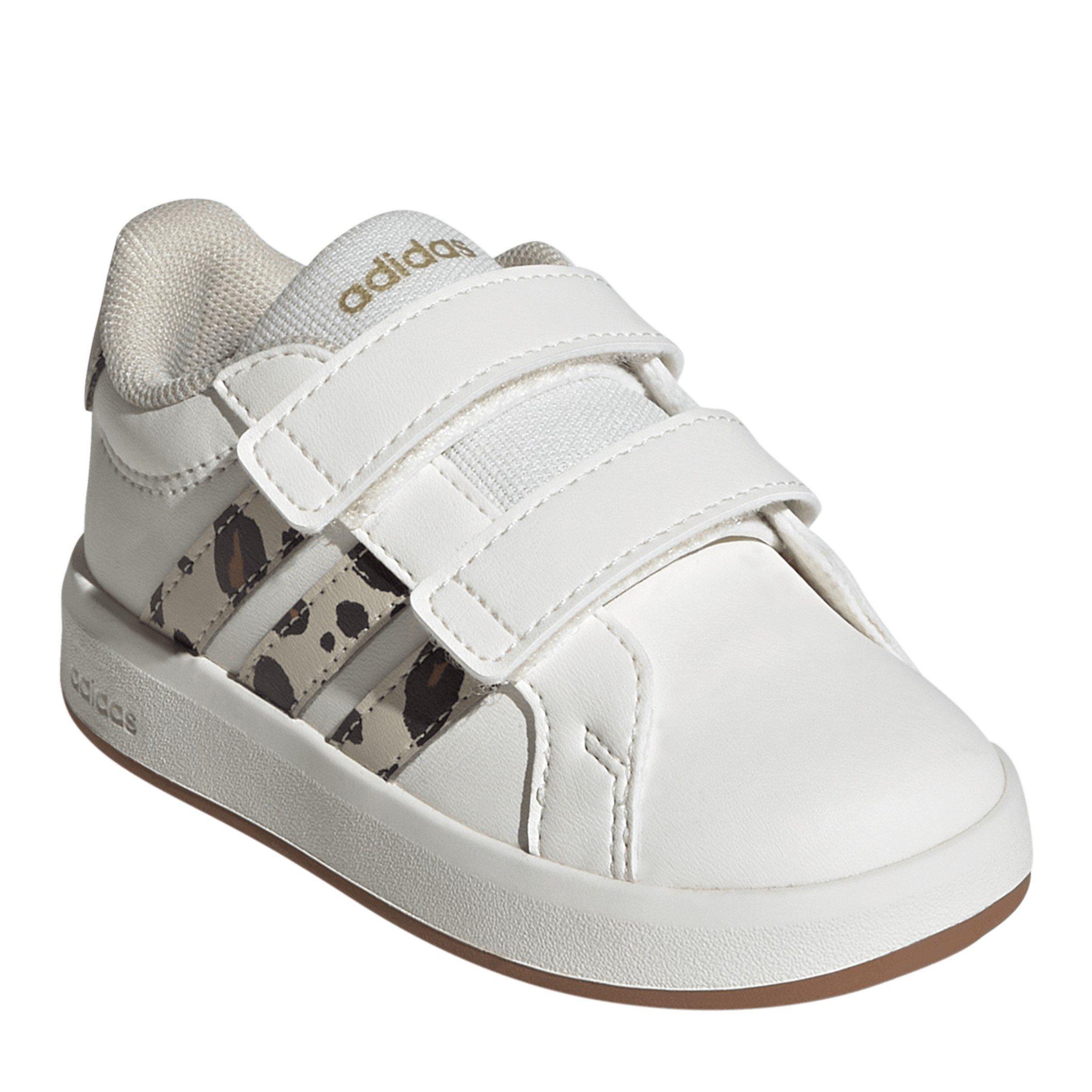 White/Animal - adidas - Grand Court 2.0 Shoes Infant Girls - 3