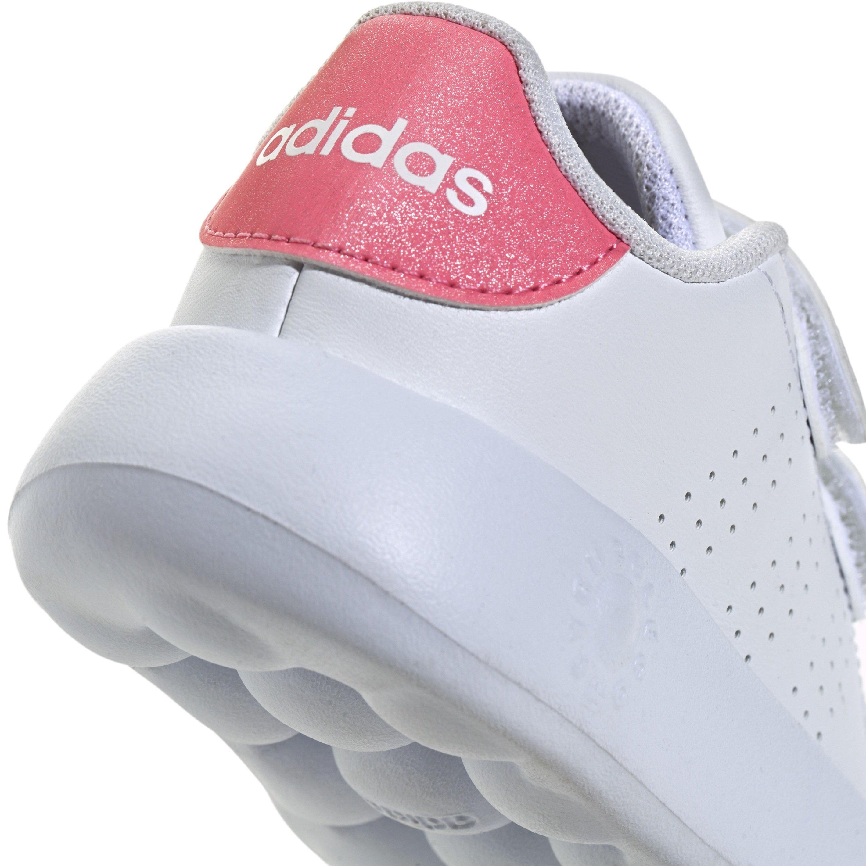 Weiß/Rosa - adidas - Advantage CF Infants - 8