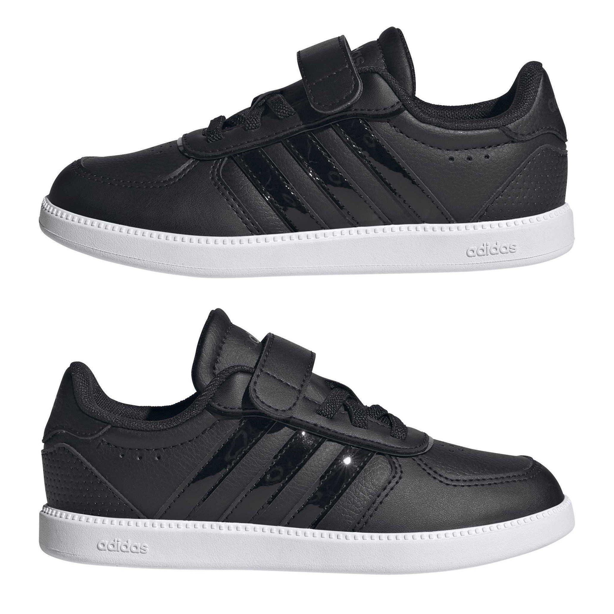Core Black/Core - adidas - Kids' Breaknet Sleek Court Trainers - 9