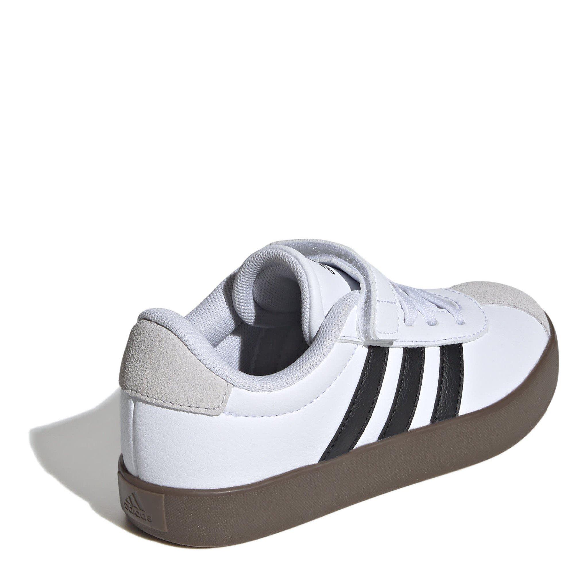 White/Gum - adidas - Vl Court 3.0 Shoes Child Boys - 4