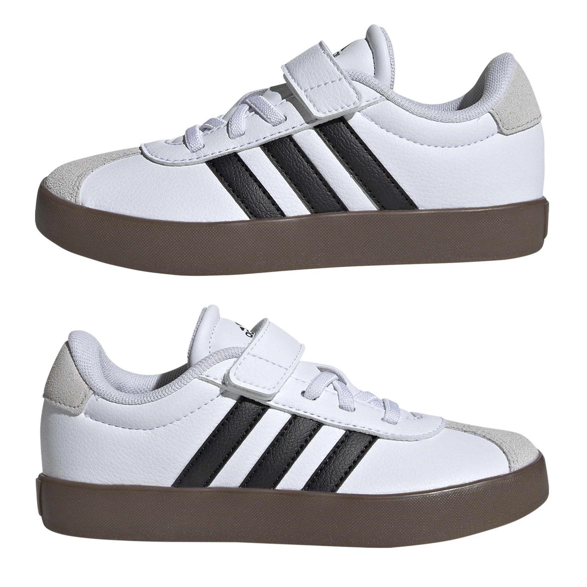 White/Gum - adidas - Vl Court 3.0 Shoes Child Boys - 10