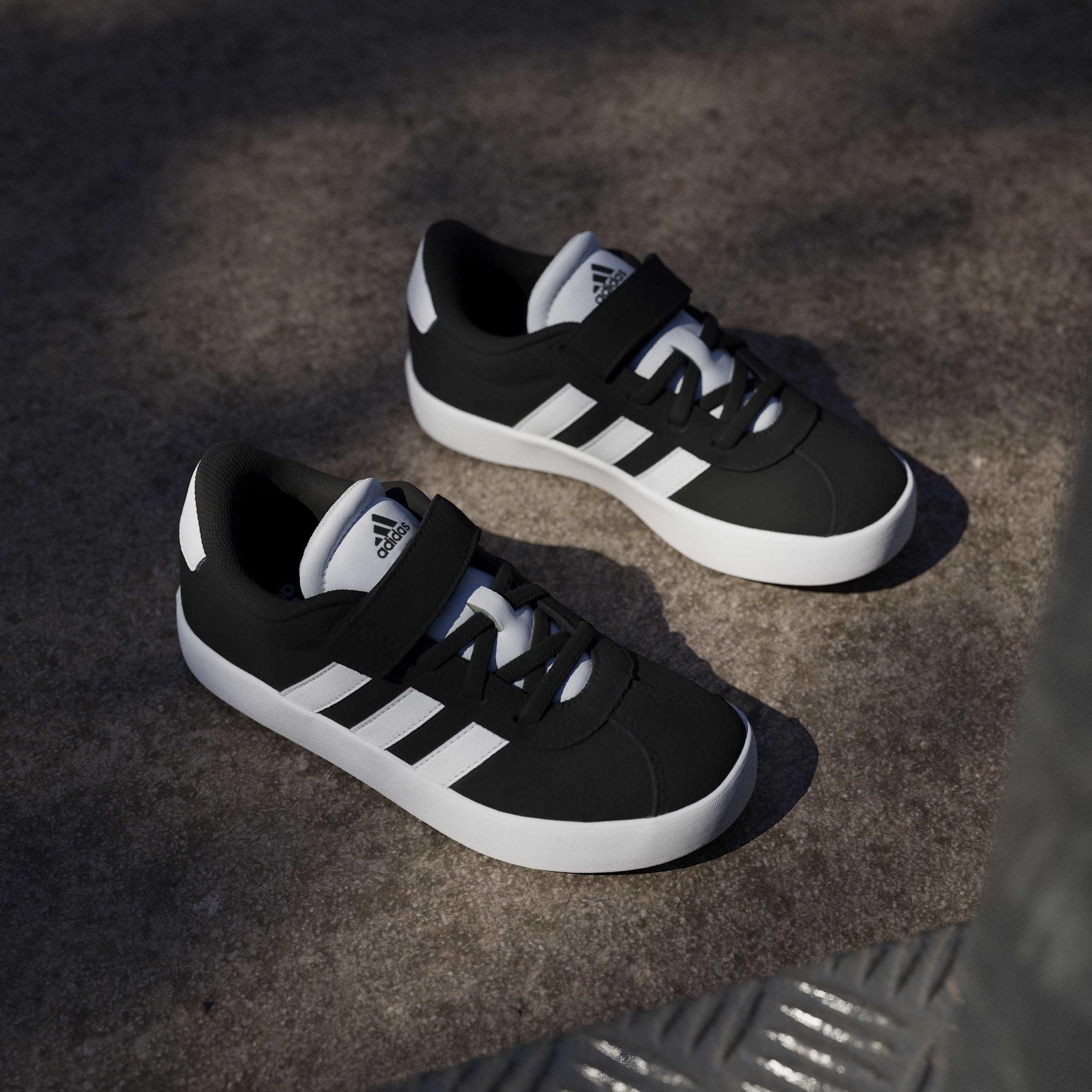 Black/White - adidas - Vl Court 3.0 Shoes Child Boys - 12