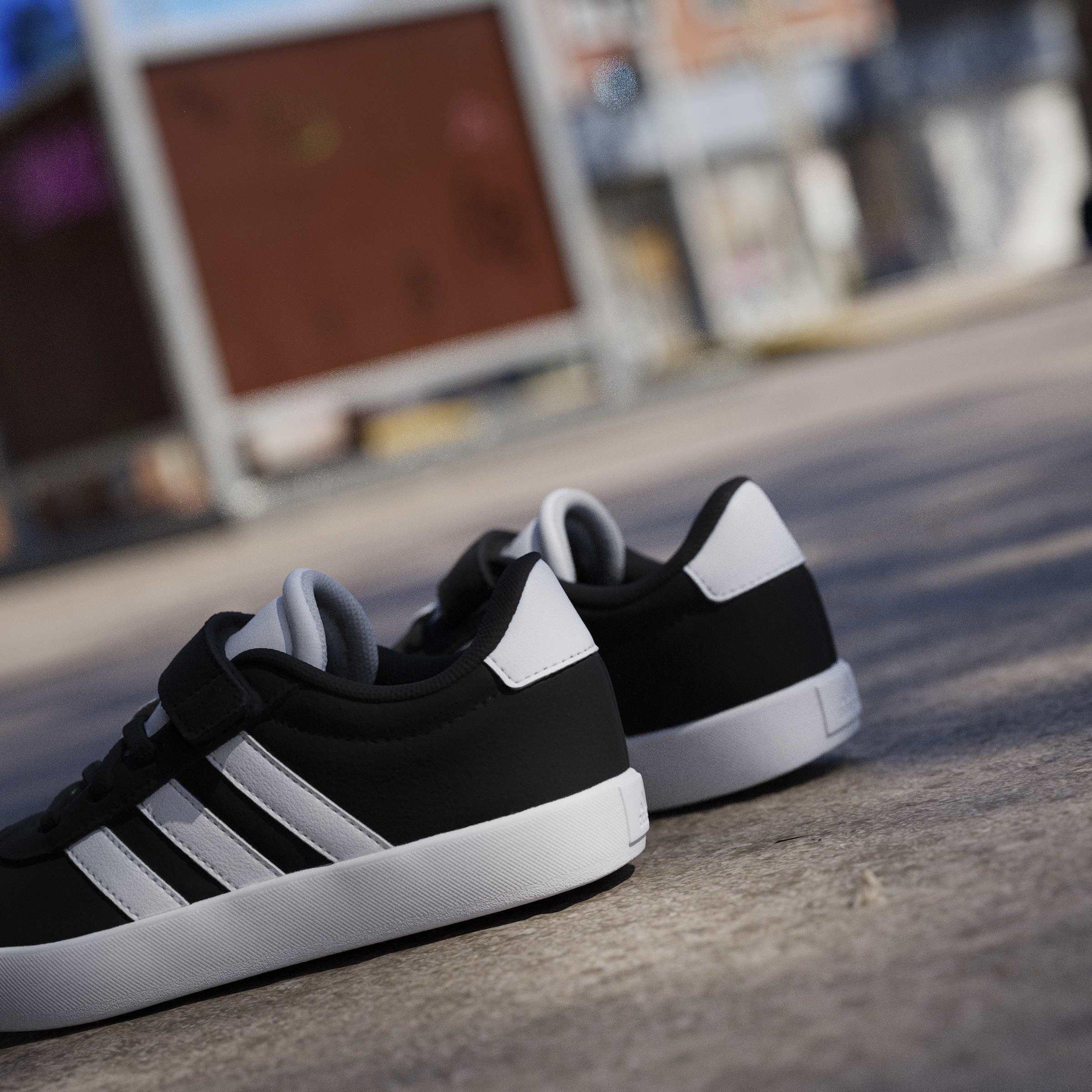 Black/White - adidas - Vl Court 3.0 Shoes Child Boys - 16