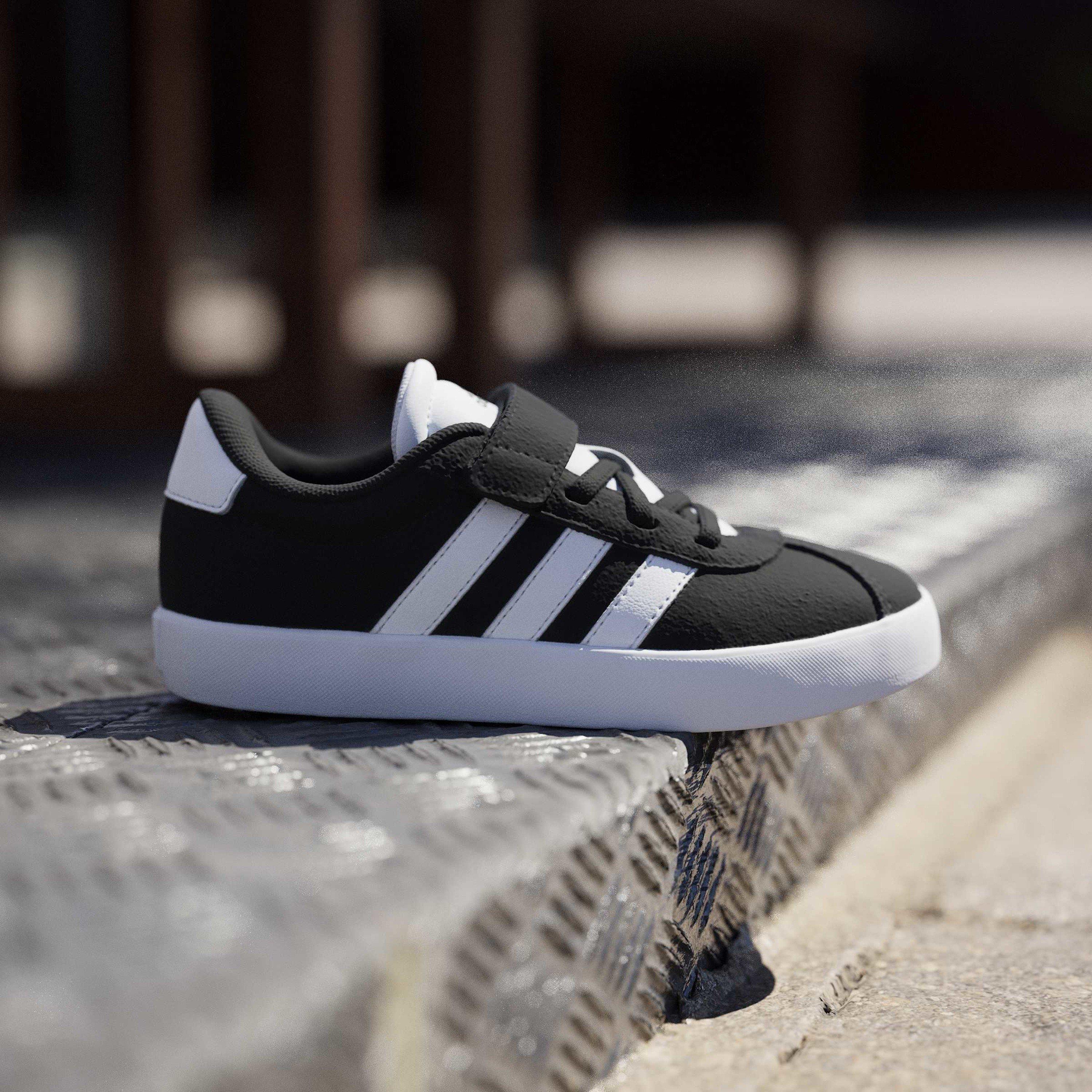 Black/White - adidas - Vl Court 3.0 Shoes Child Boys - 10