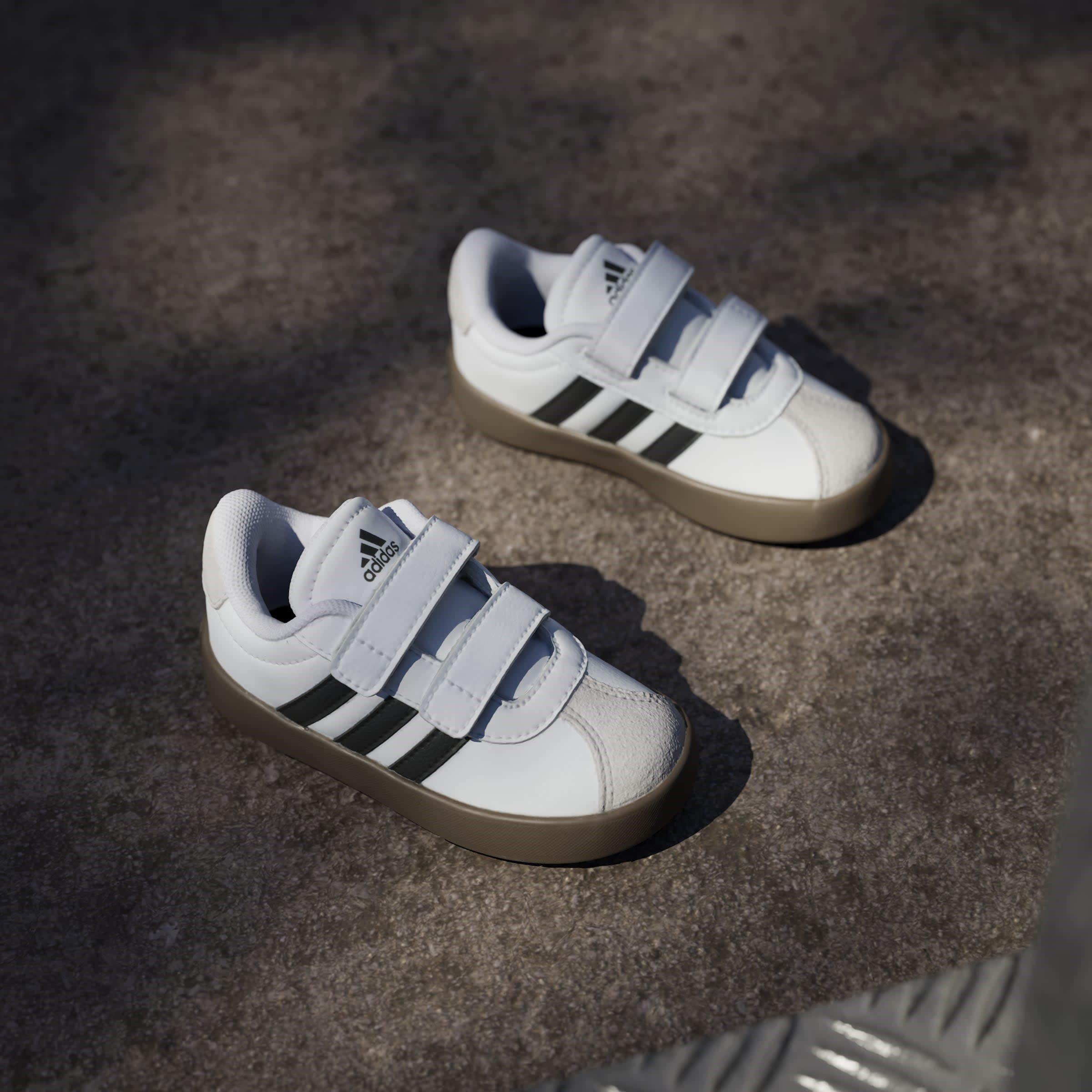 White/Gum - adidas - VL Court 3.0 Infants Shoes - 12