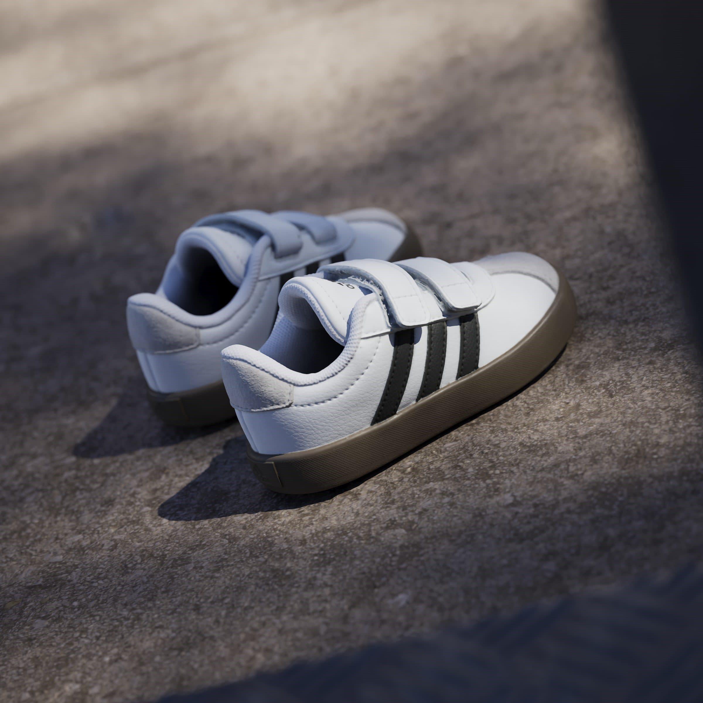 White/Gum - adidas - VL Court 3.0 Infants Shoes - 13