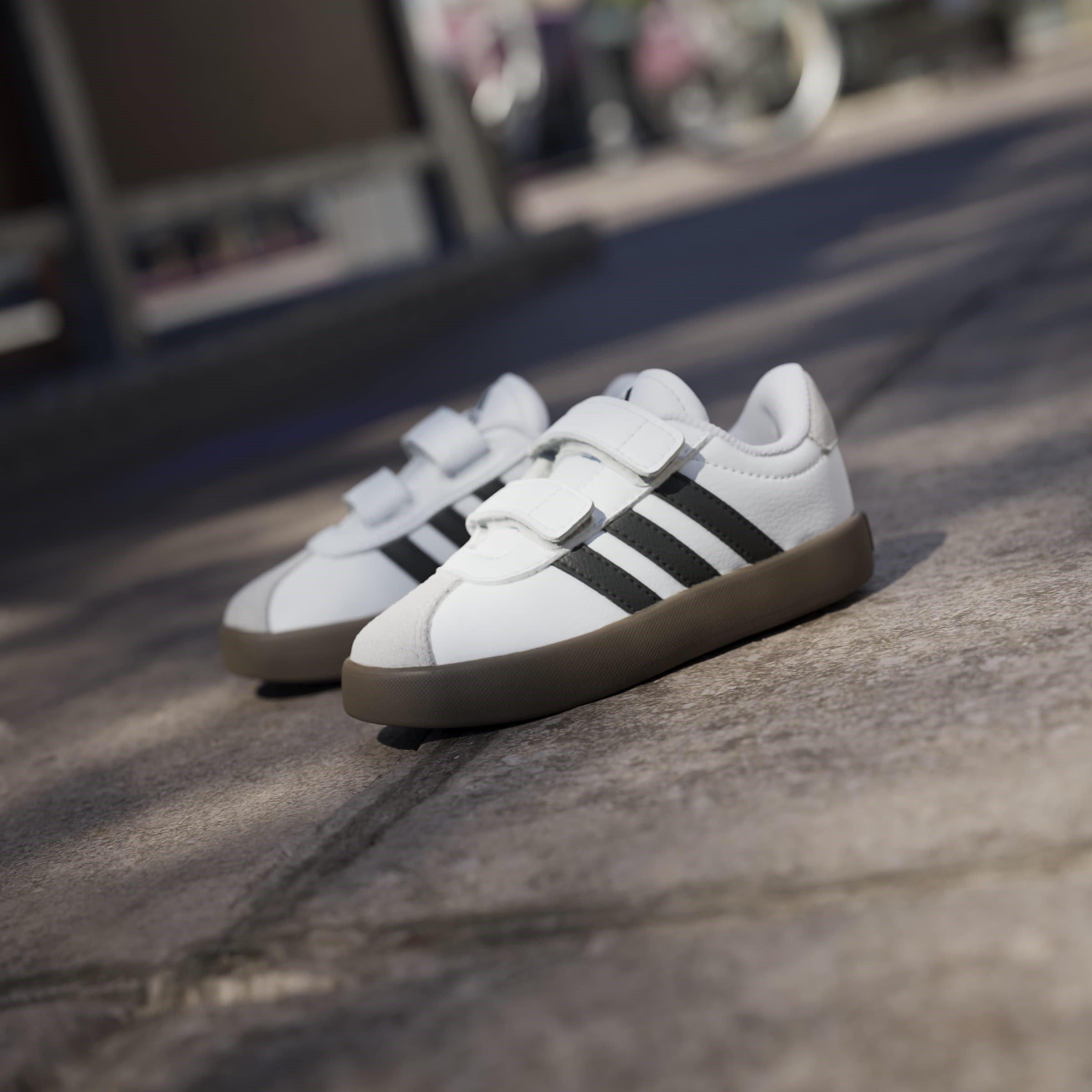 White/Gum - adidas - VL Court 3.0 Infants Shoes - 15