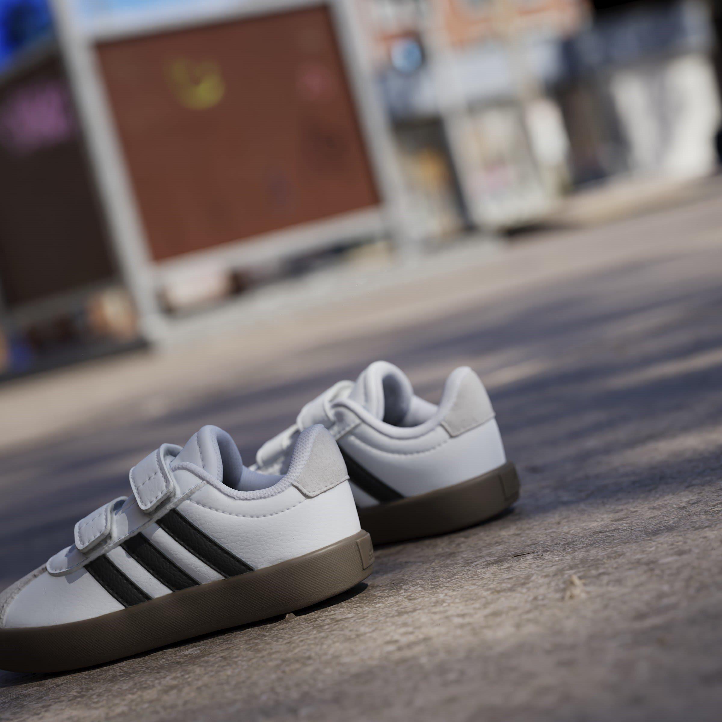 White/Gum - adidas - VL Court 3.0 Infants Shoes - 16