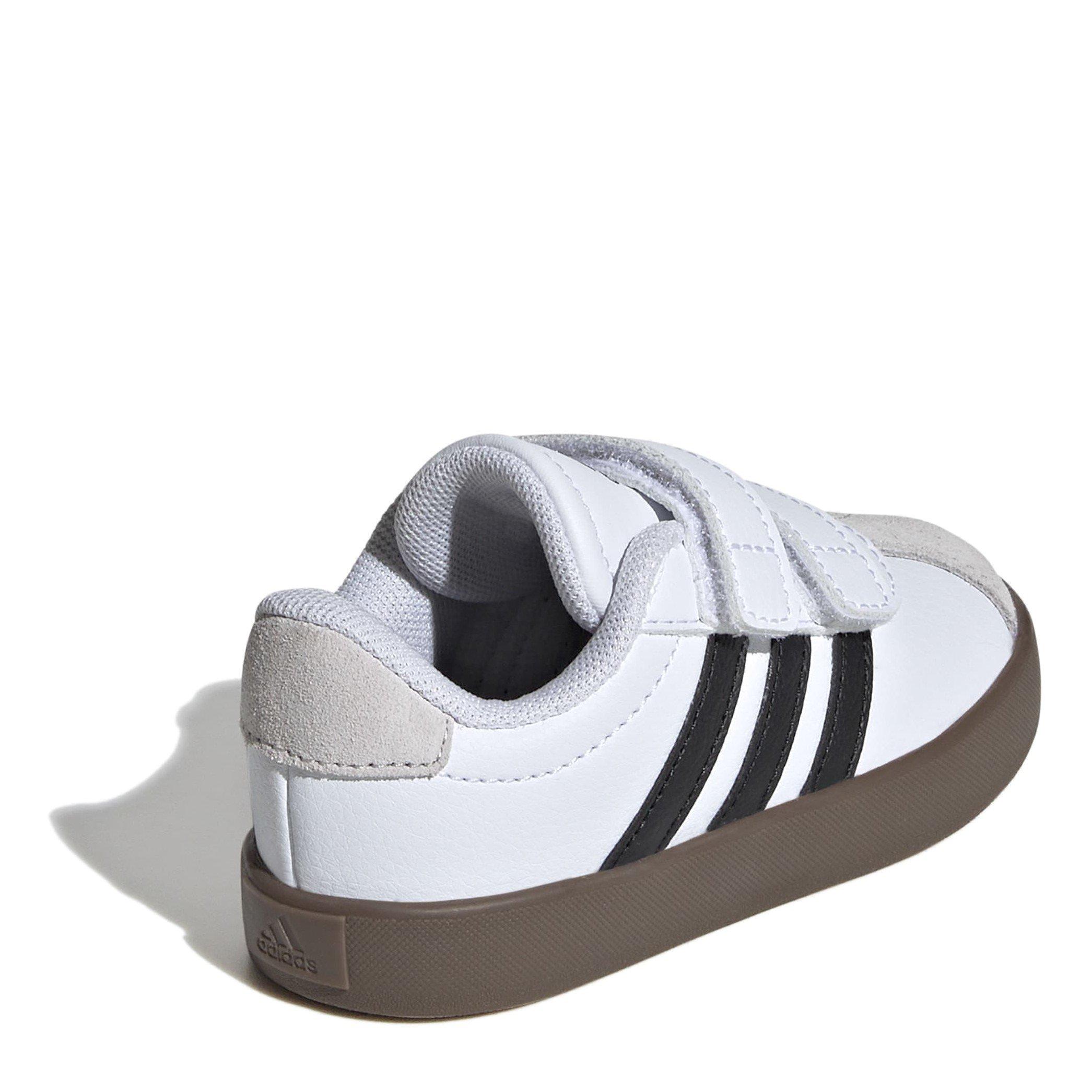 White/Gum - adidas - VL Court 3.0 Infants Shoes - 4