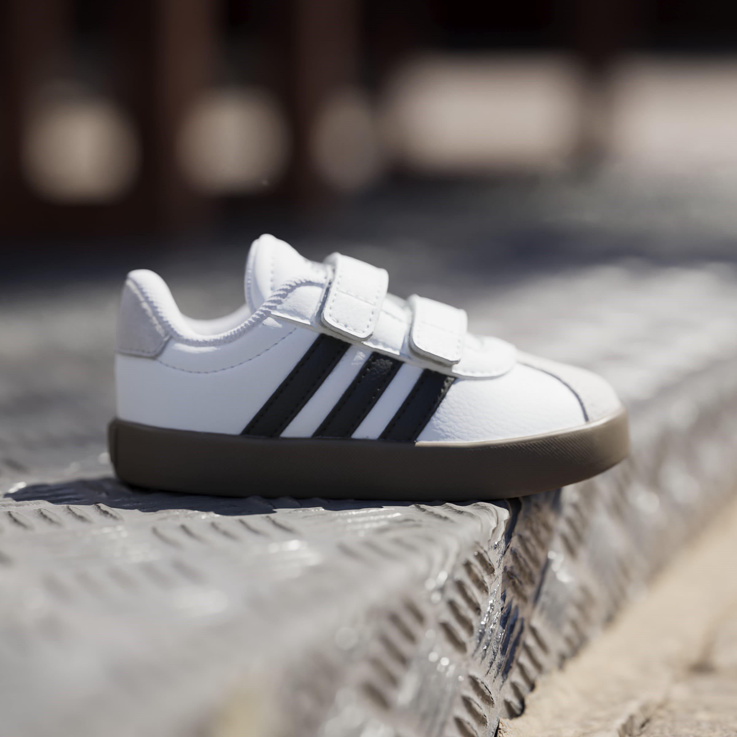 White/Gum - adidas - VL Court 3.0 Infants Shoes - 10