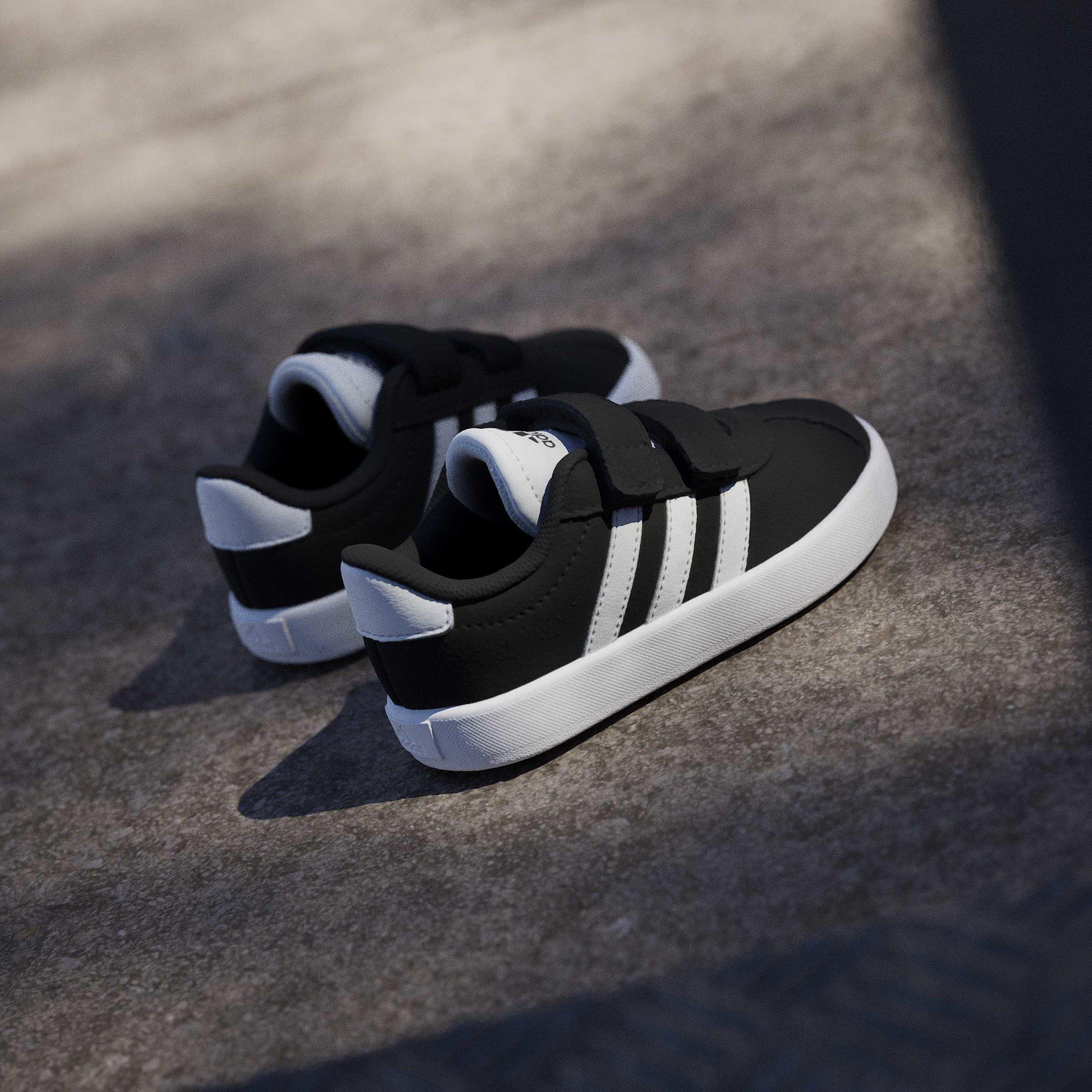 Schwarz/Weiß - adidas - VL Court 3.0 Infants Shoes - 12