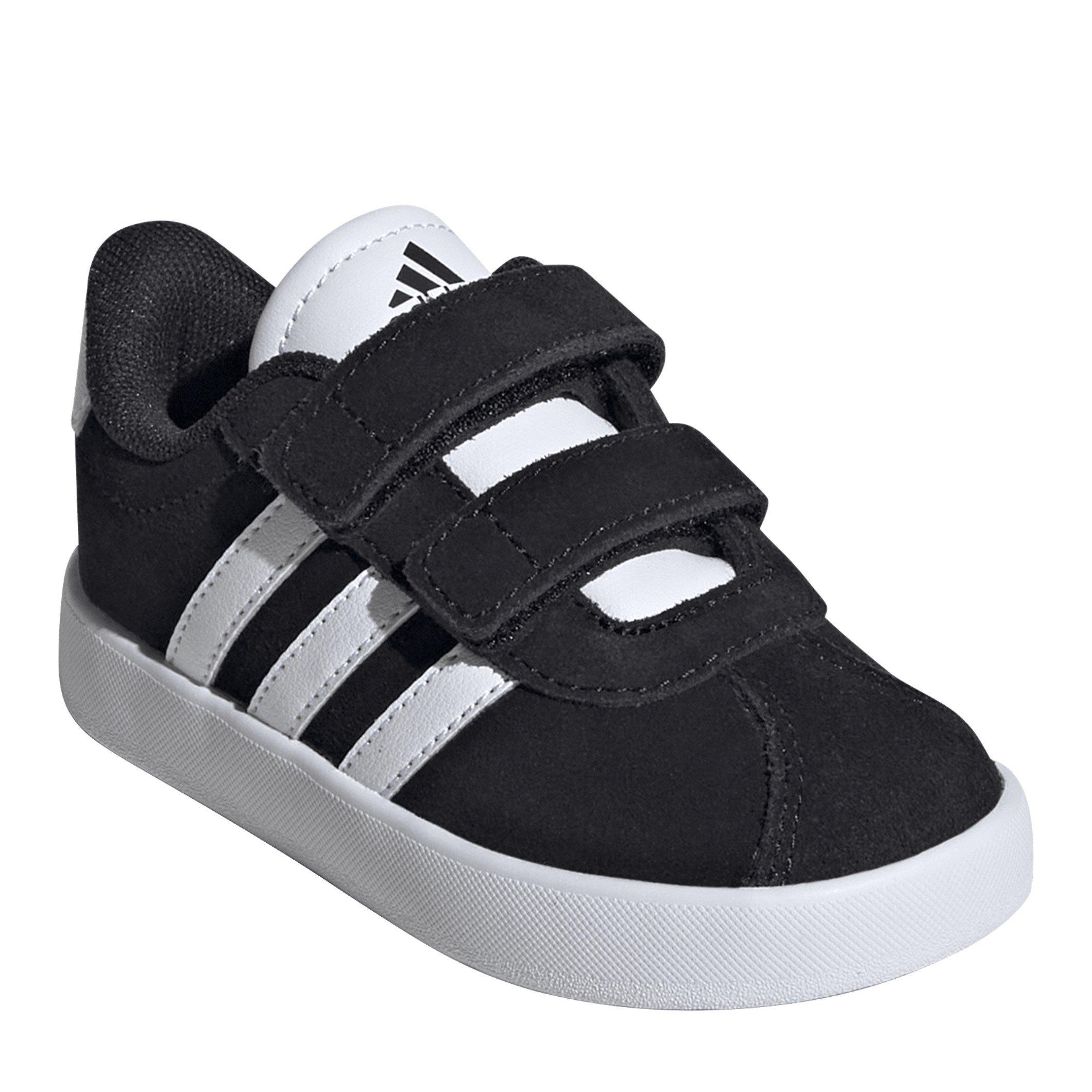 Schwarz/Weiß - adidas - VL Court 3.0 Infants Shoes - 3