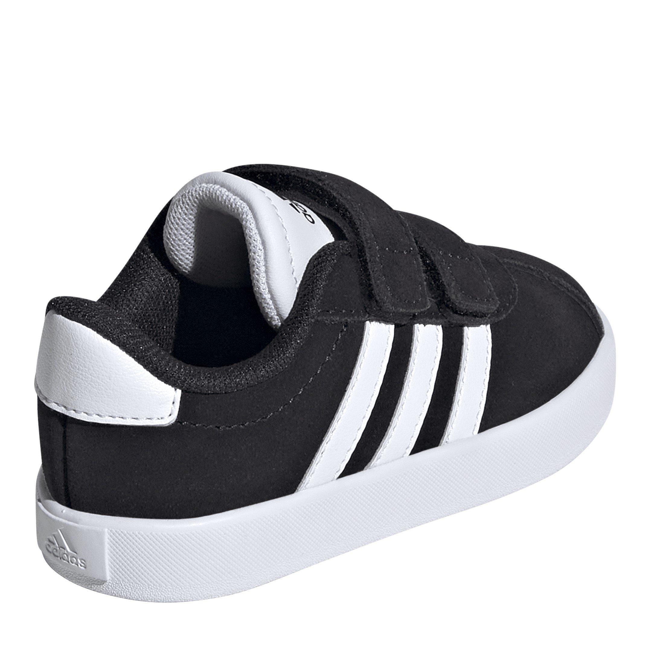 Schwarz/Weiß - adidas - VL Court 3.0 Infants Shoes - 4