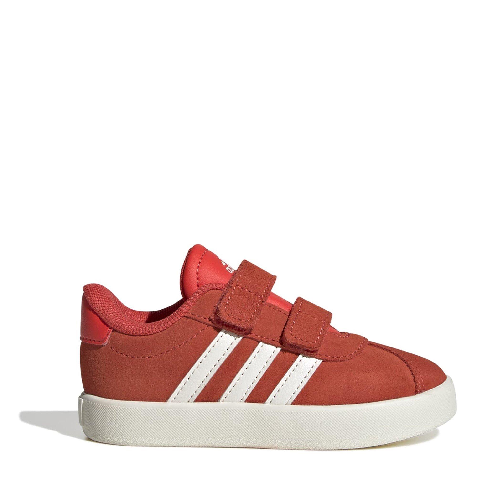 Adidas  Vl Court 3.0 Infants Shoes - Red/White - C4 (20)