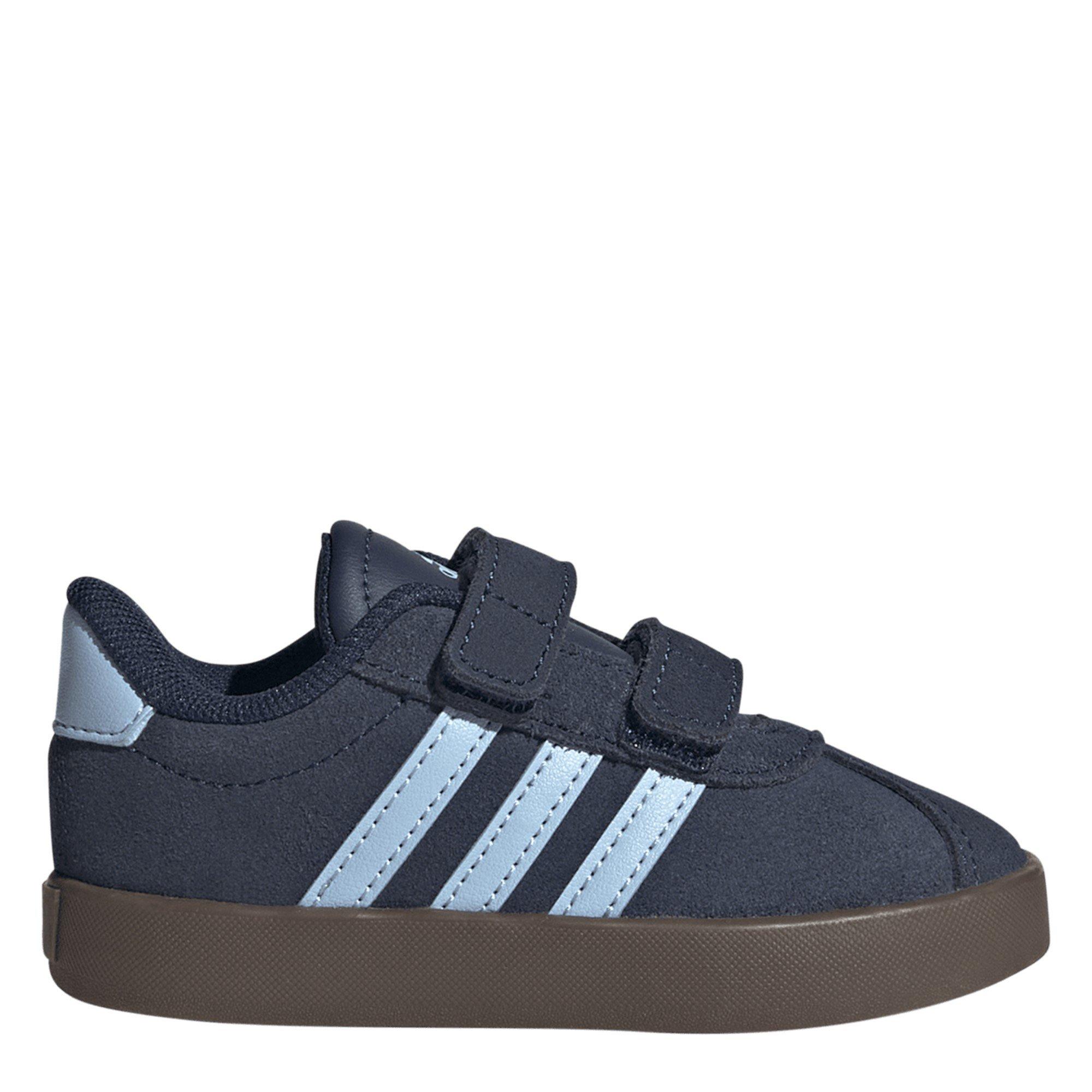 Adidas  Vl Court 3.0 Infants Shoes - Indigo/Sky/Gum - C7 (24)