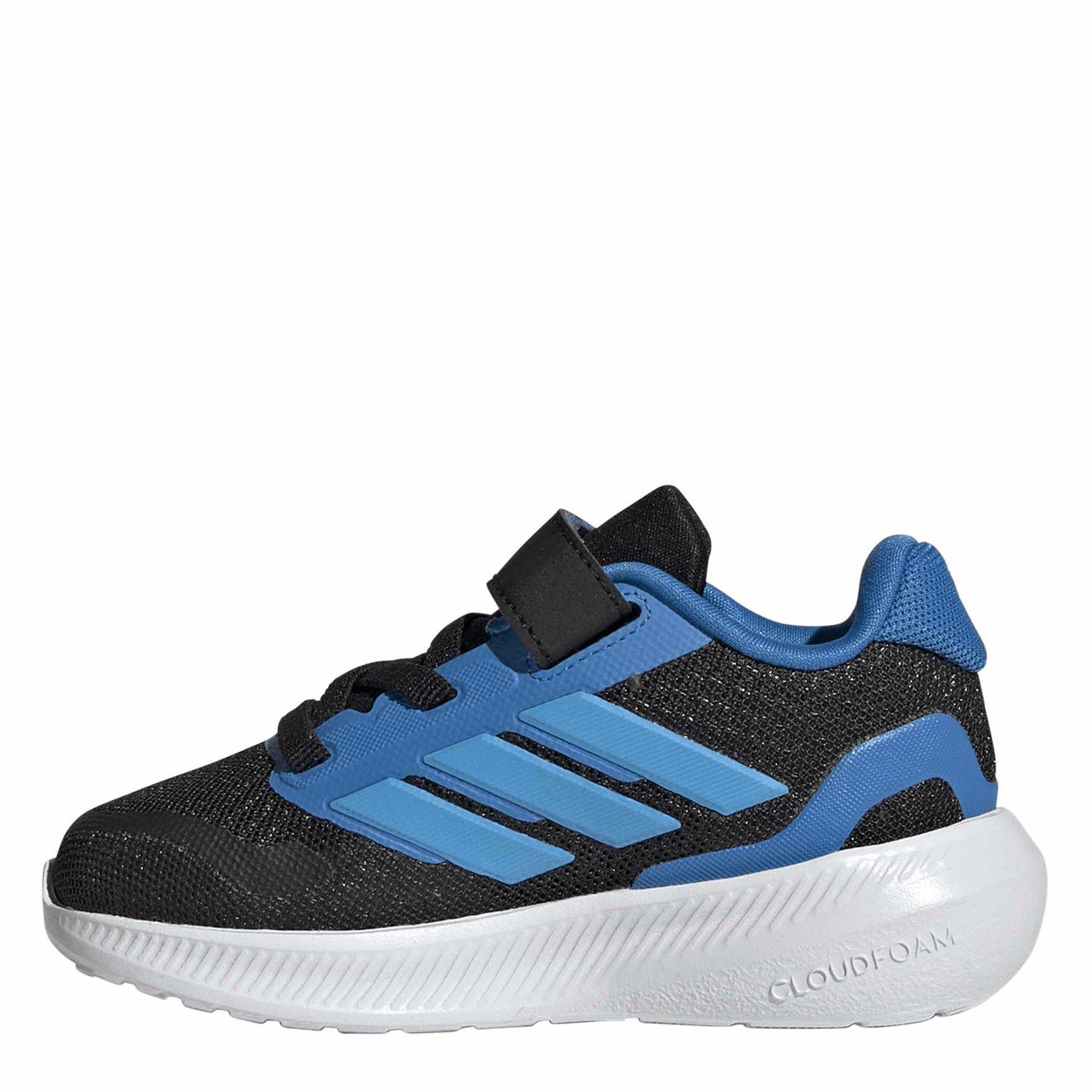 Black/Blue - adidas - Runfalcon 5 Shoes Infants - 2