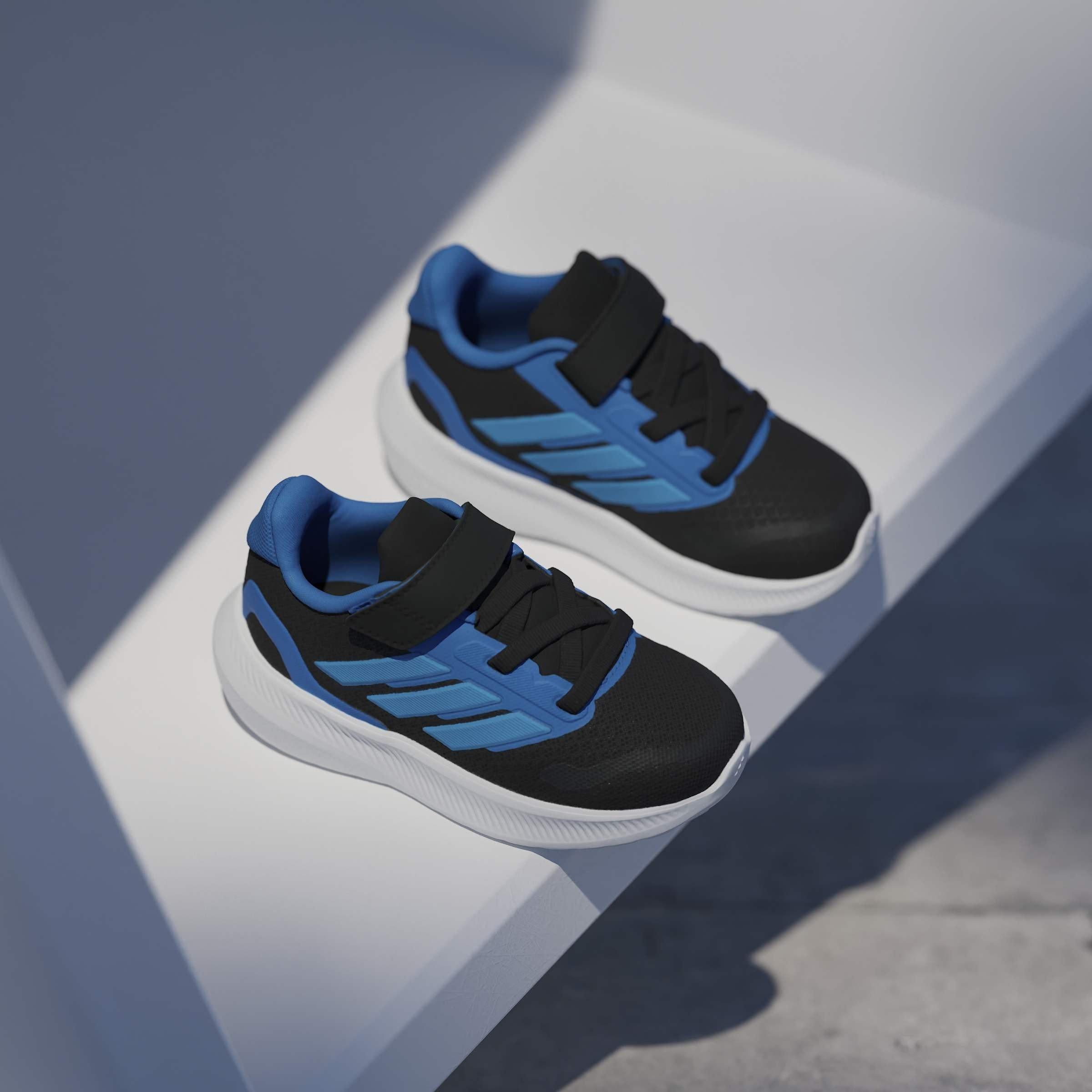Black/Blue - adidas - Runfalcon 5 Shoes Infants - 12