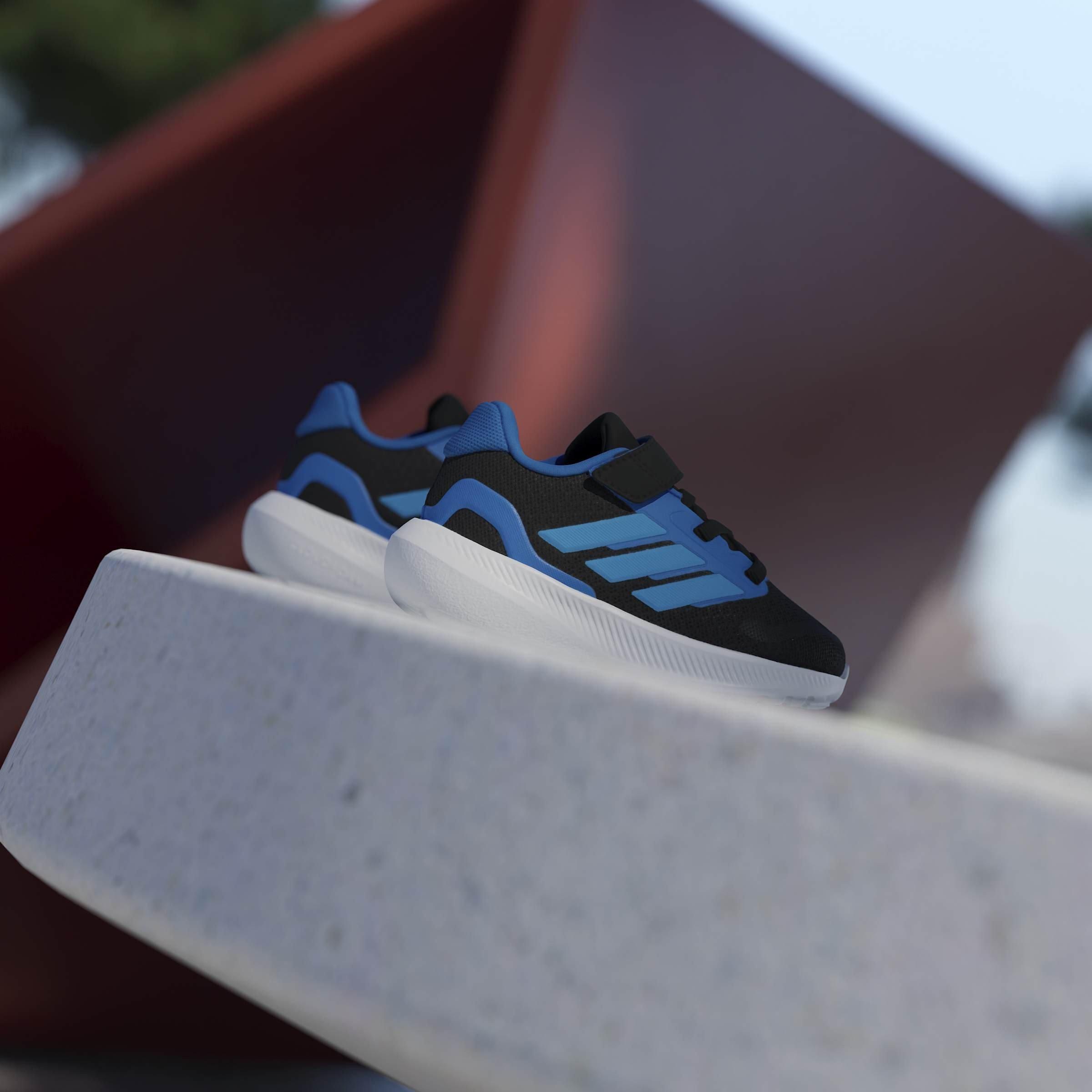 Black/Blue - adidas - Runfalcon 5 Shoes Infants - 13