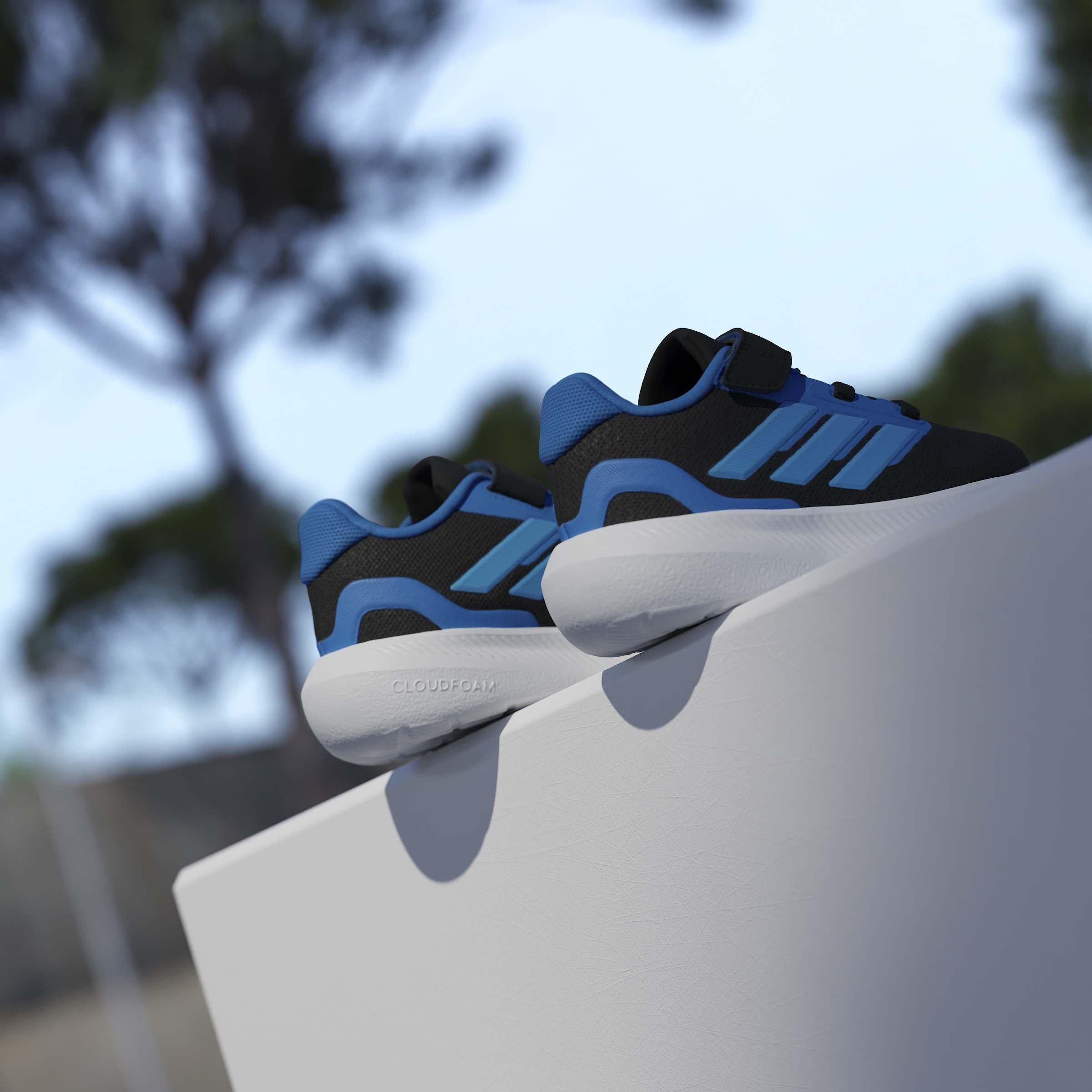 Black/Blue - adidas - Runfalcon 5 Shoes Infants - 15