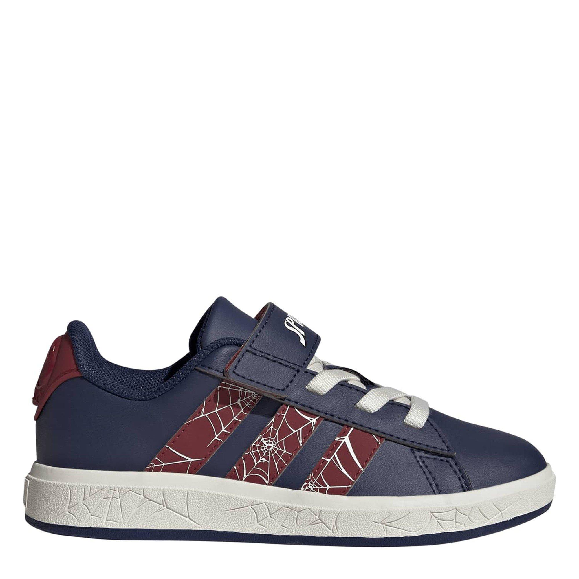 Kids' Grand Court Spider-Man Low-Top Trainers