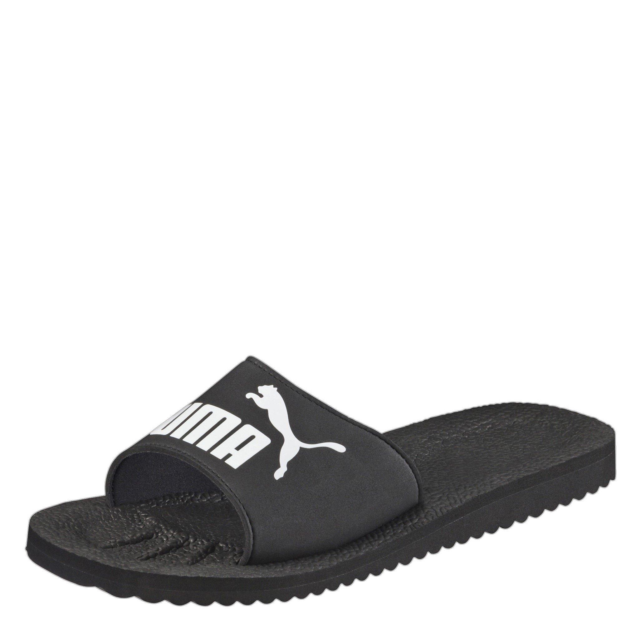 Black/White - Puma - Kids' Purecat Pool Sliders - 2