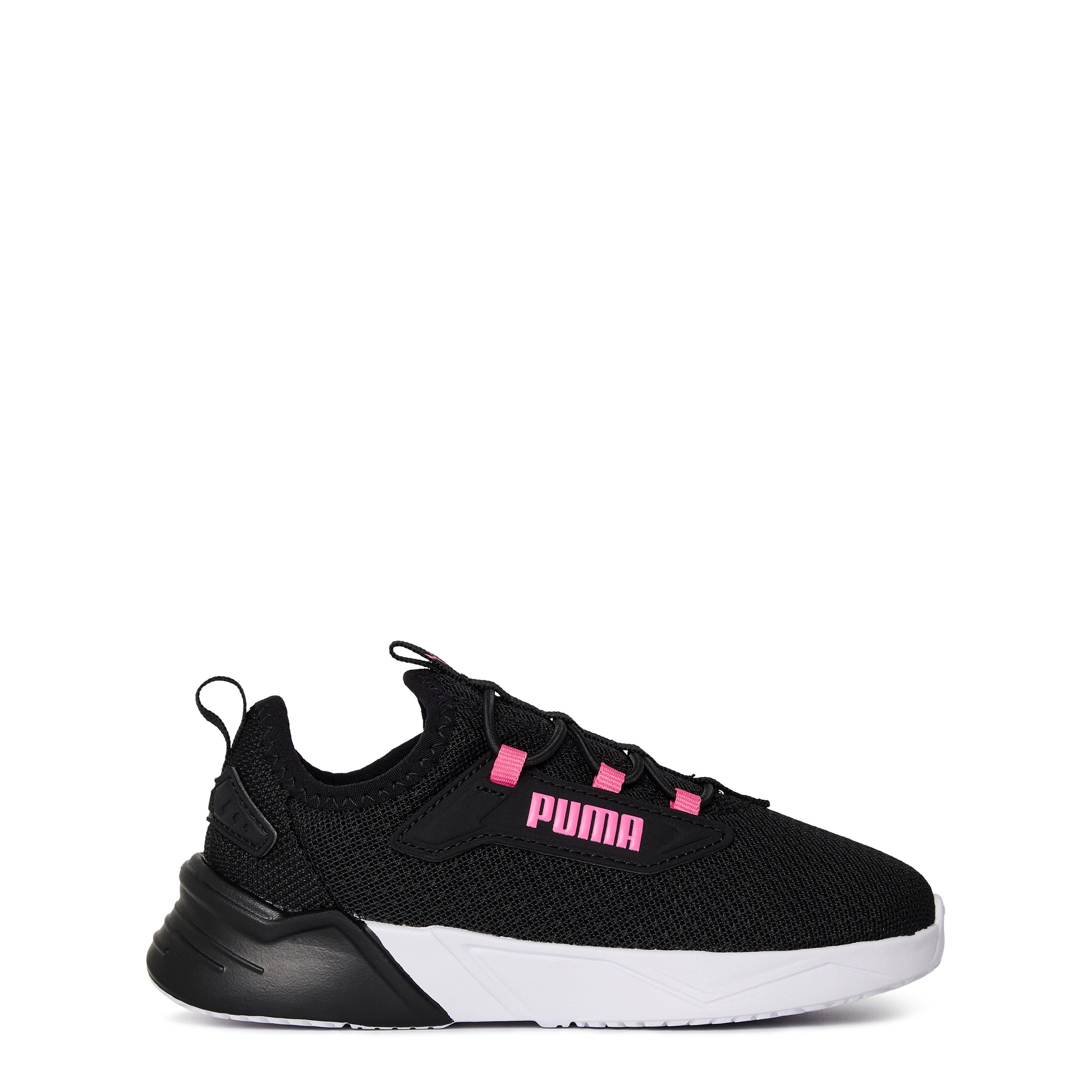 Puma  Kids' Retaliate Runners - Black/Pink - C5 (22)