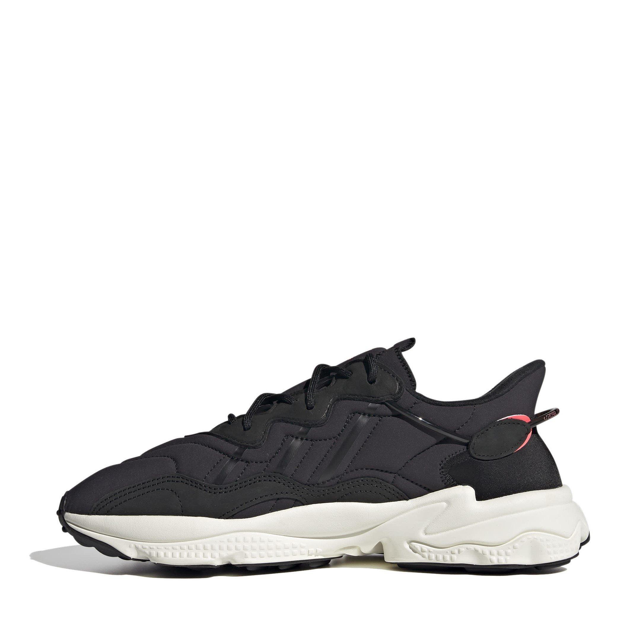 Cblk/Cblk/Spnk - adidas Originals - Kids' Ozweego Casual Low-Top Trainers - 2
