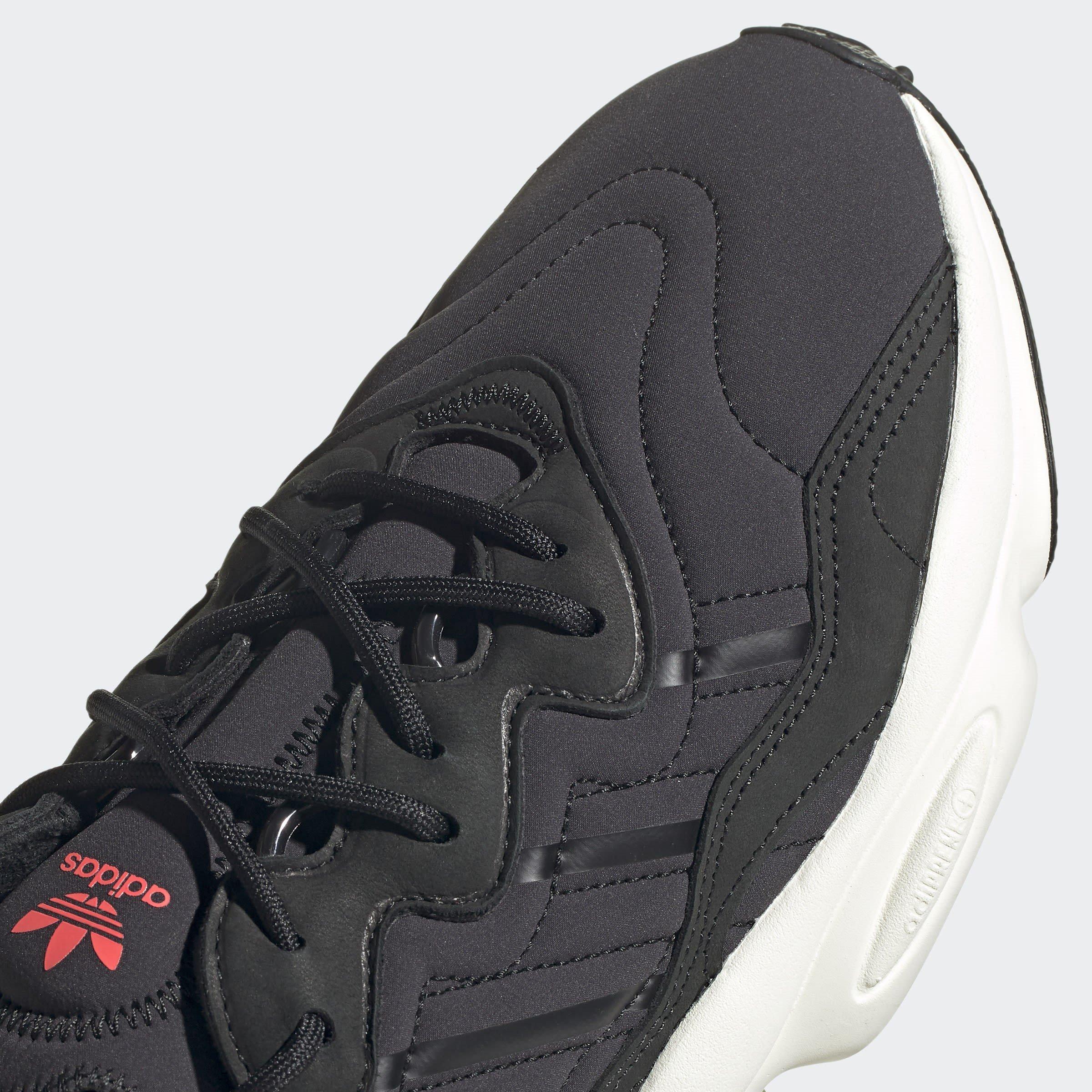 Cblk/Cblk/Spnk - adidas Originals - Kids' Ozweego Casual Low-Top Trainers - 12