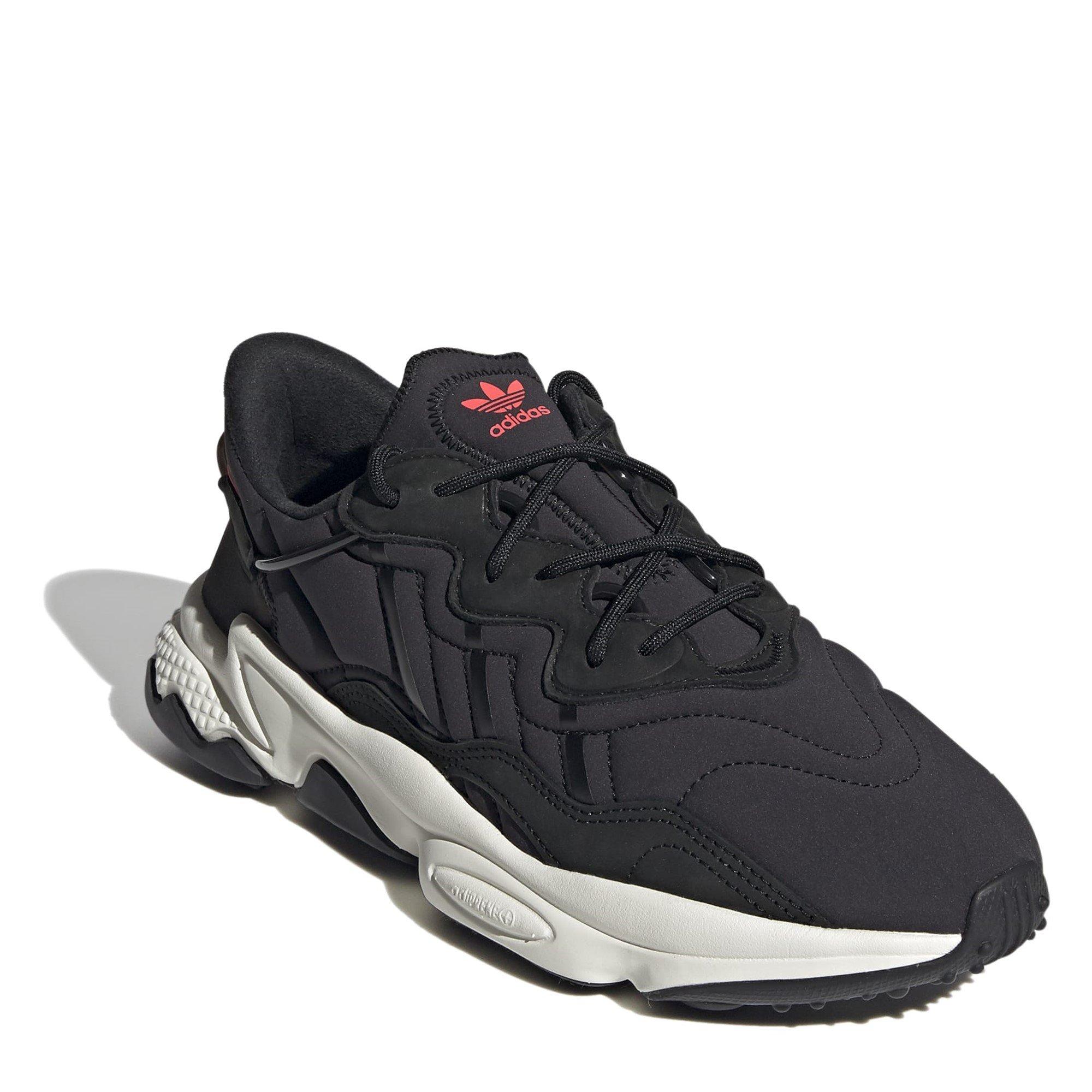 Cblk/Cblk/Spnk - adidas Originals - Kids' Ozweego Casual Low-Top Trainers - 3