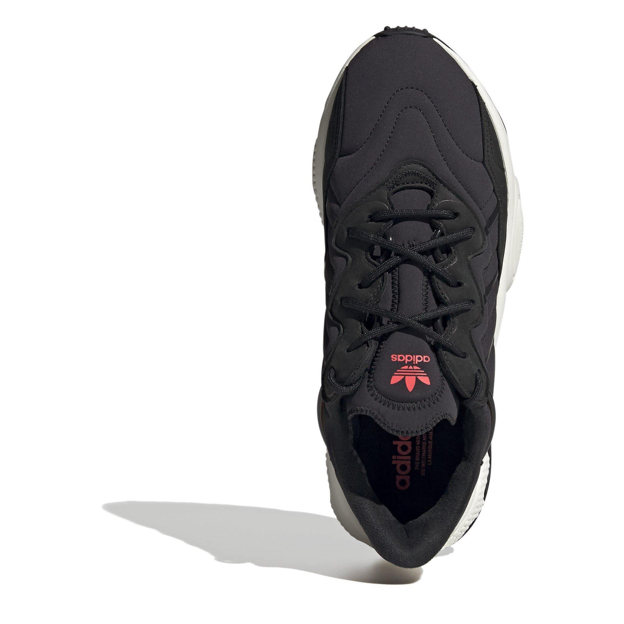Cblk/Cblk/Spnk - adidas Originals - Kids' Ozweego Casual Low-Top Trainers - 5