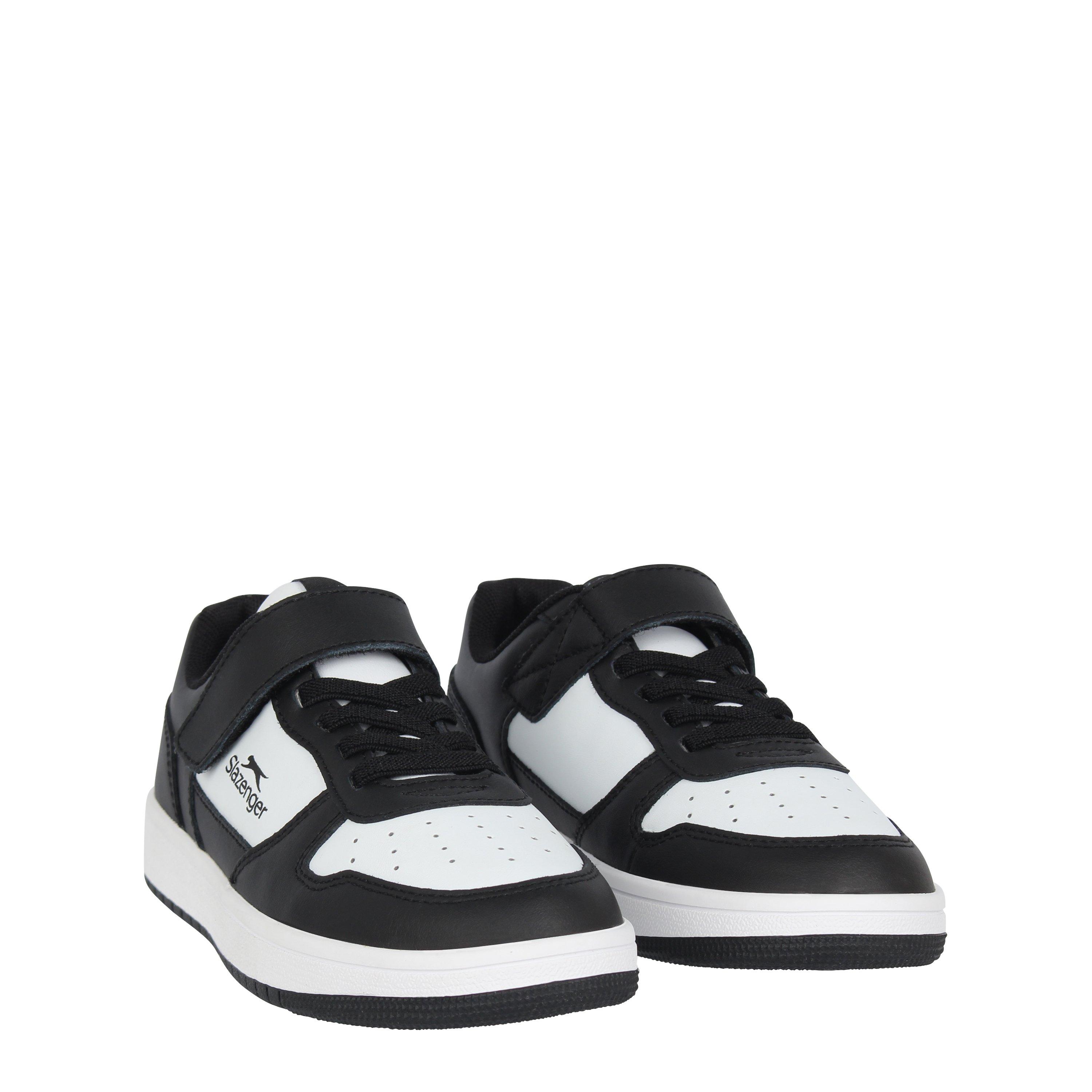 Crno/Bijelo - Slazenger - Tower Low Trainers Childrens - 3