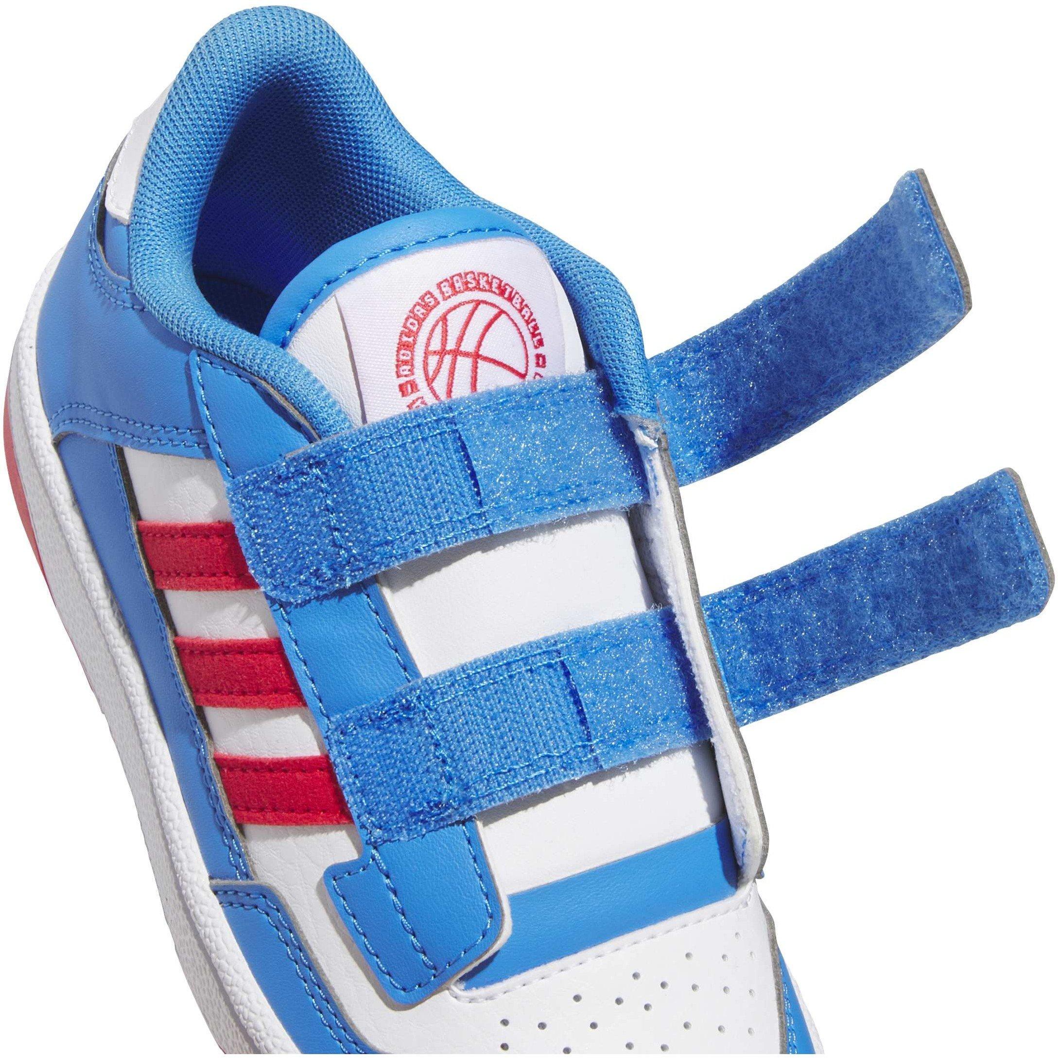Lucid Ray Blue - adidas - Kids' Rapid Court Low-Top Trainers - 8