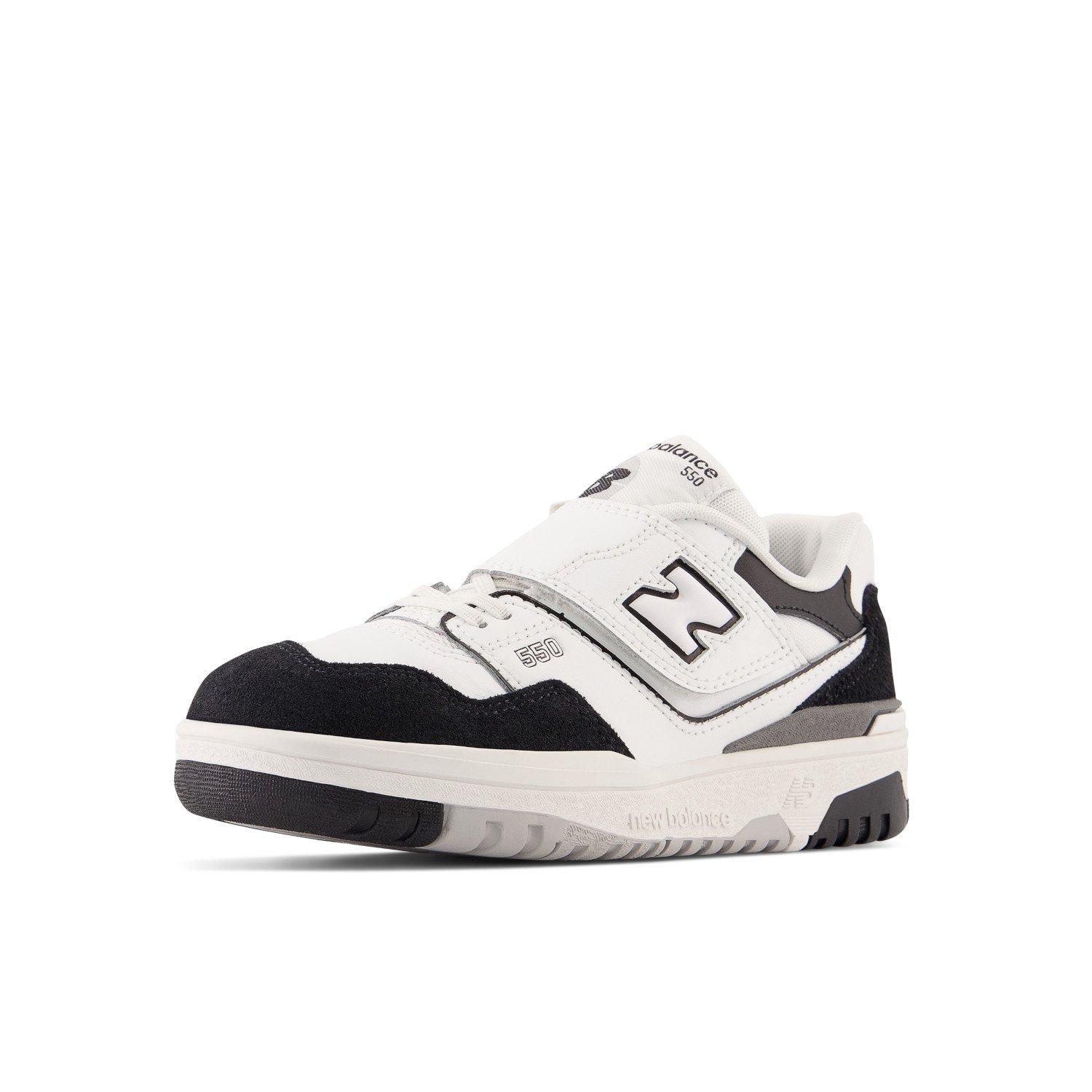 Nero/Bianco - New Balance - 550 Bungee Lace with Top Strap Shoes - 2