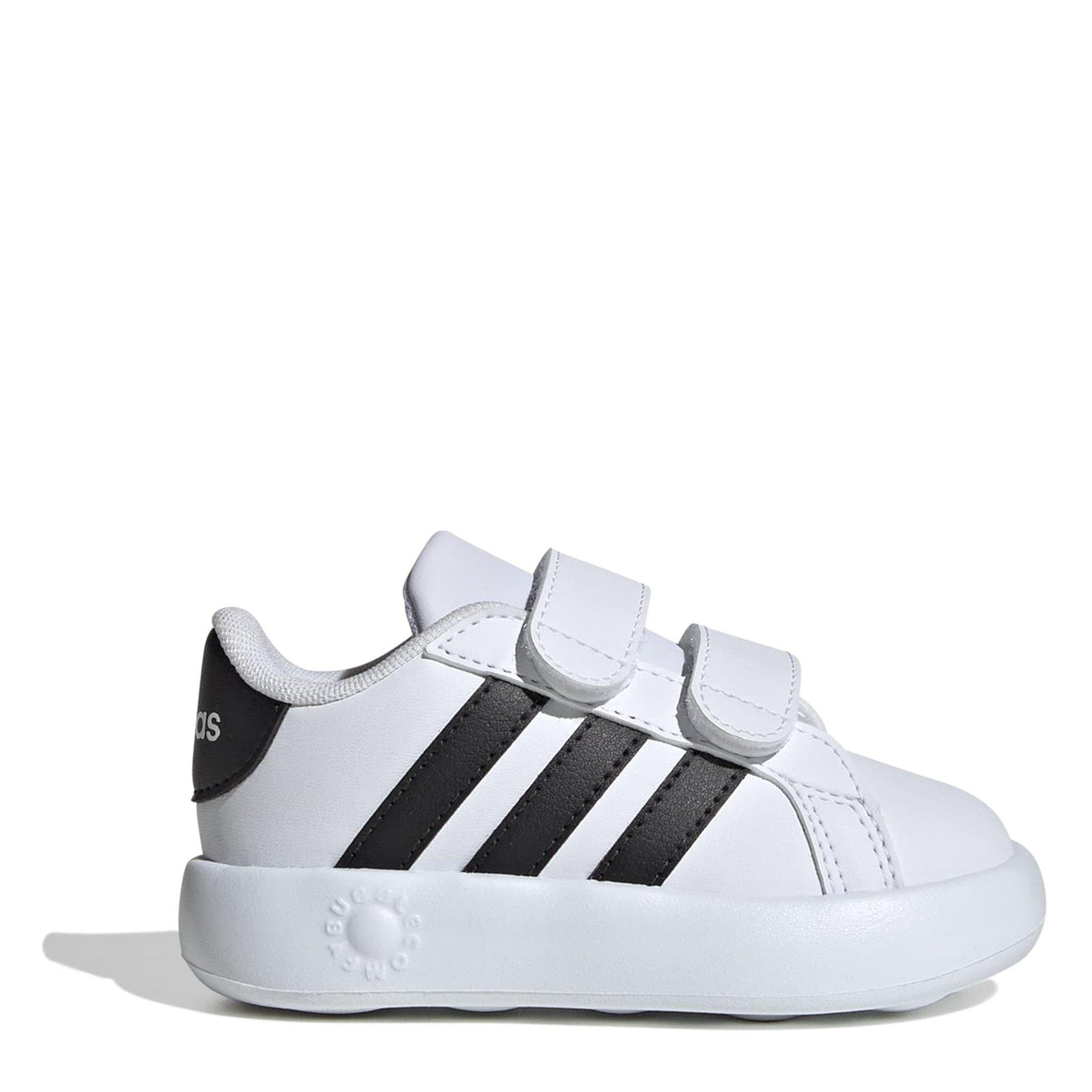 White/Black - adidas - Grand Court Shoes Infants - 1