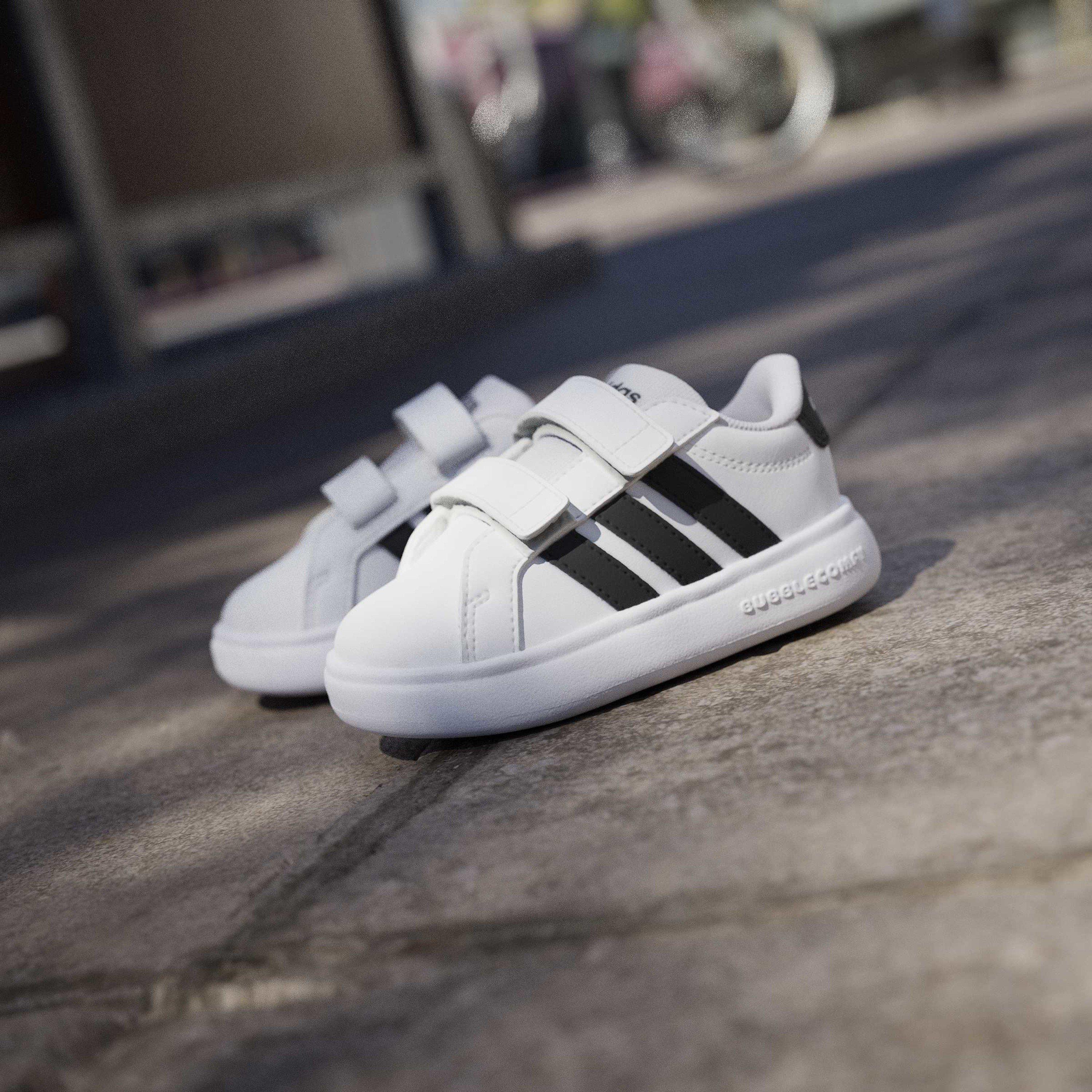 White/Black - adidas - Grand Court Shoes Infants - 15