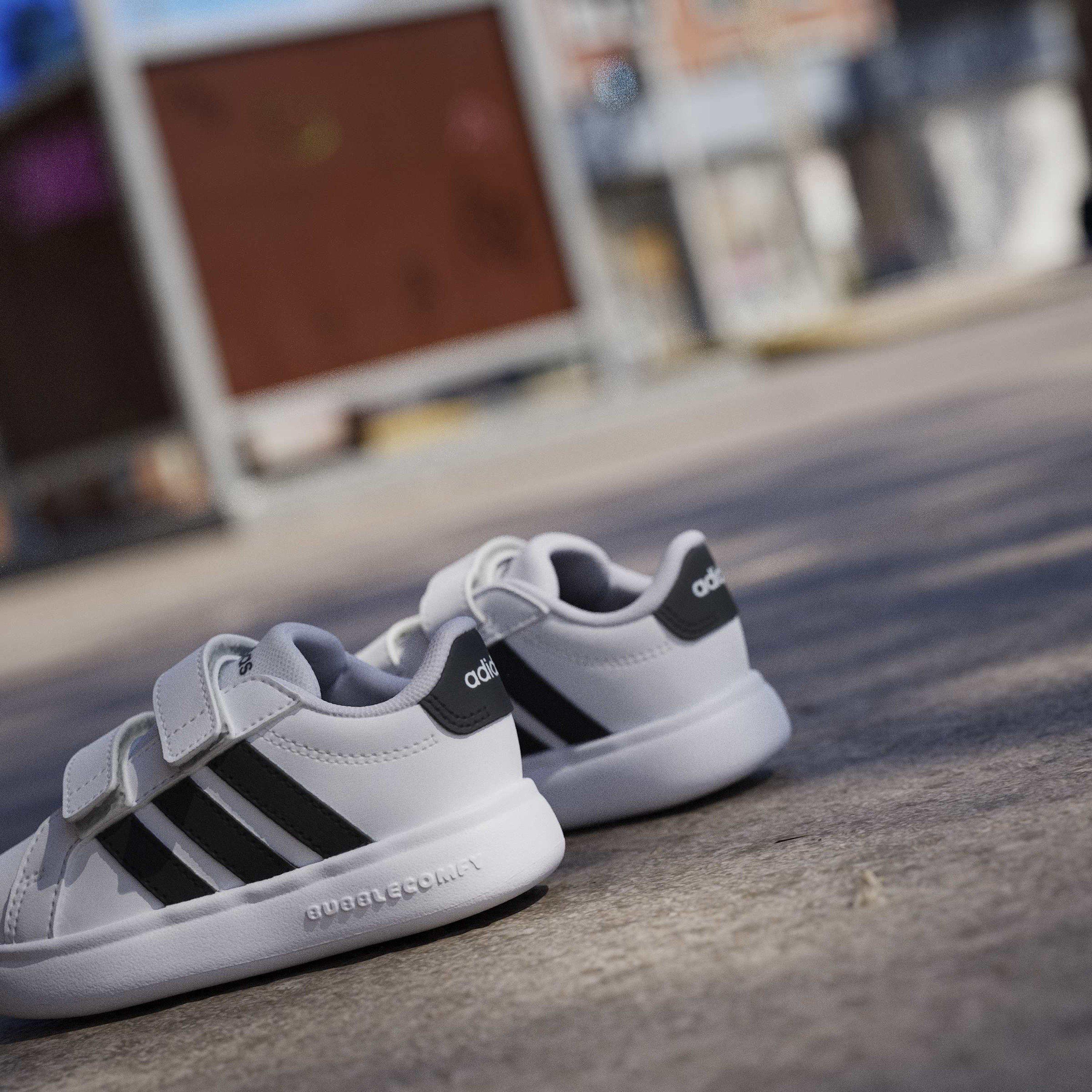 White/Black - adidas - Grand Court Shoes Infants - 16
