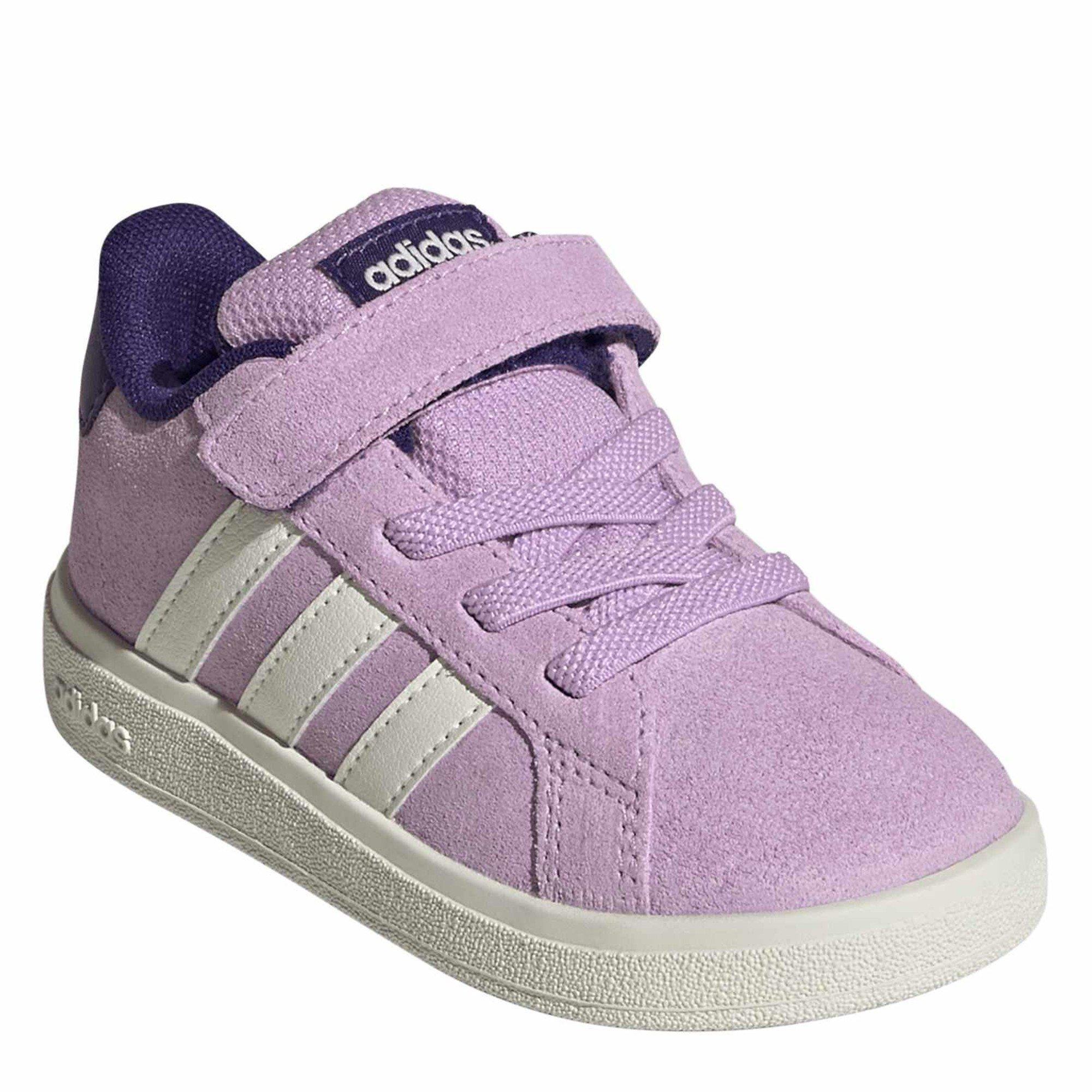 Bliss Lilac/Cor - adidas - Kids' Grand Court Trainers - 3
