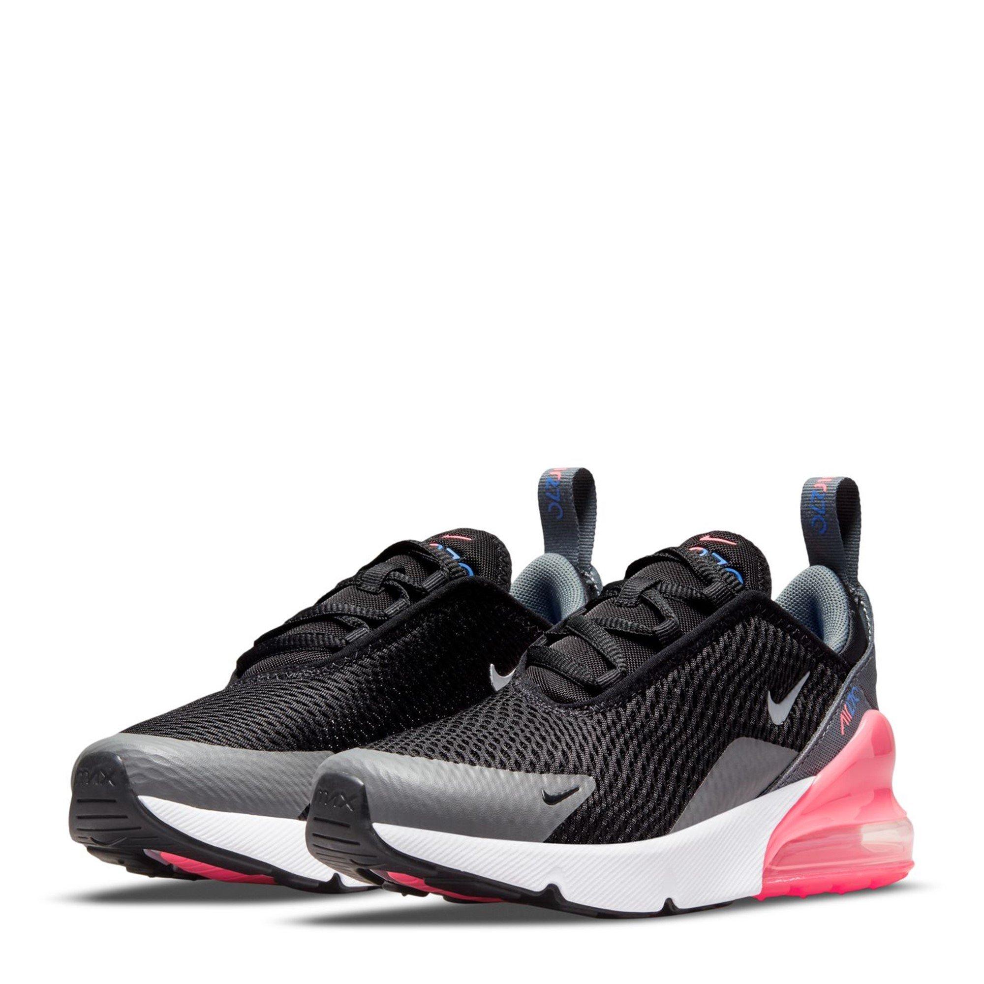 Black/Pink - Nike - Air Max 270 Little Kids' Shoe - 3