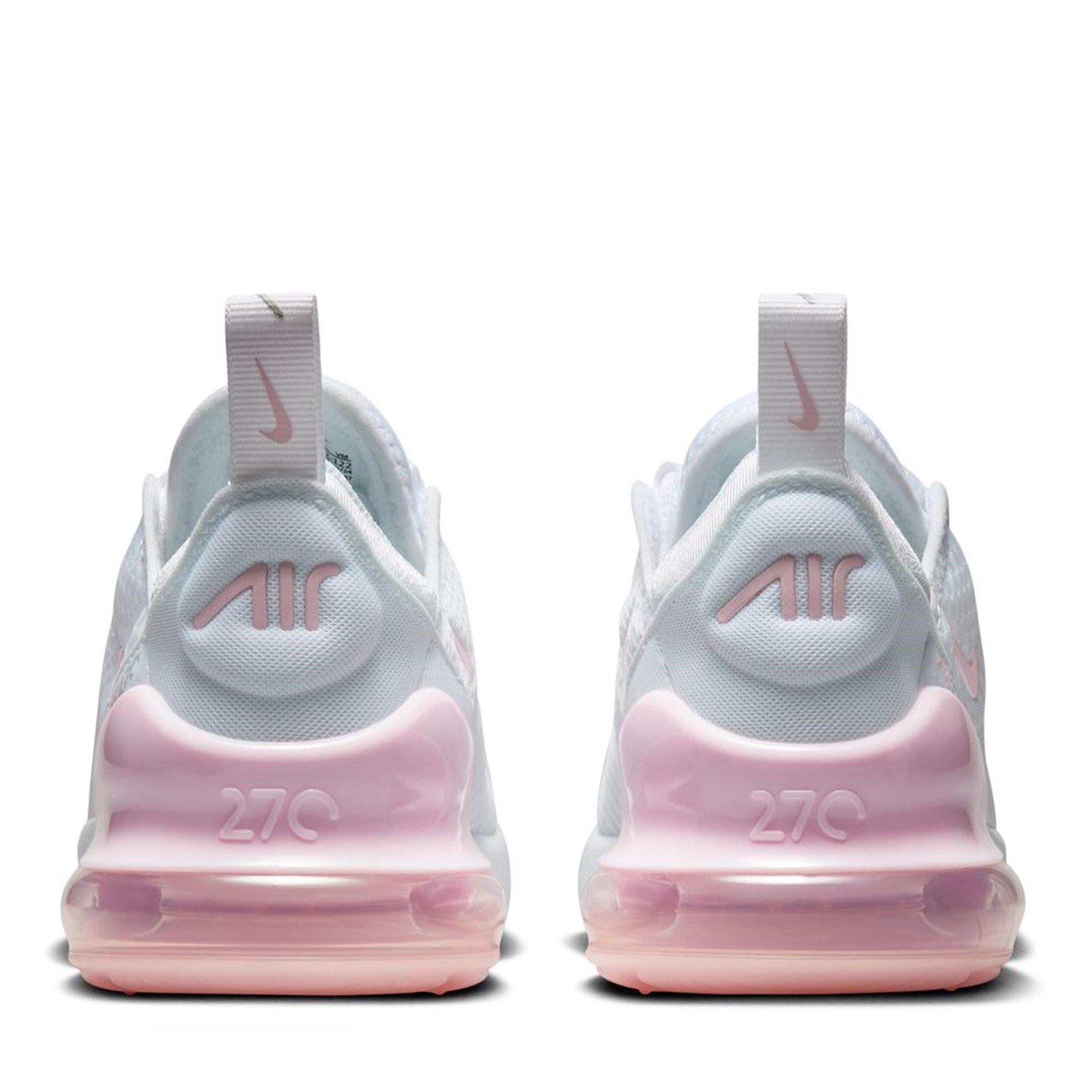 Wht/Pink/Grey - Nike - Air Max 270 Little Kids' Shoe - 4