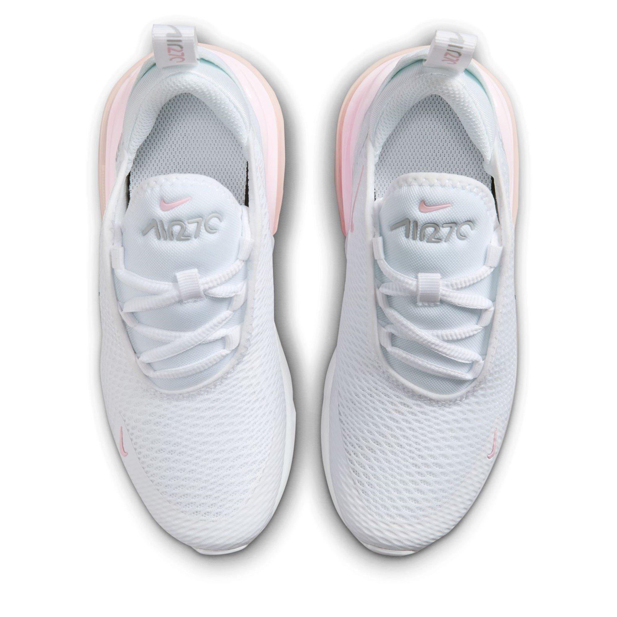 Wht/Pink/Grey - Nike - Air Max 270 Little Kids' Shoe - 5