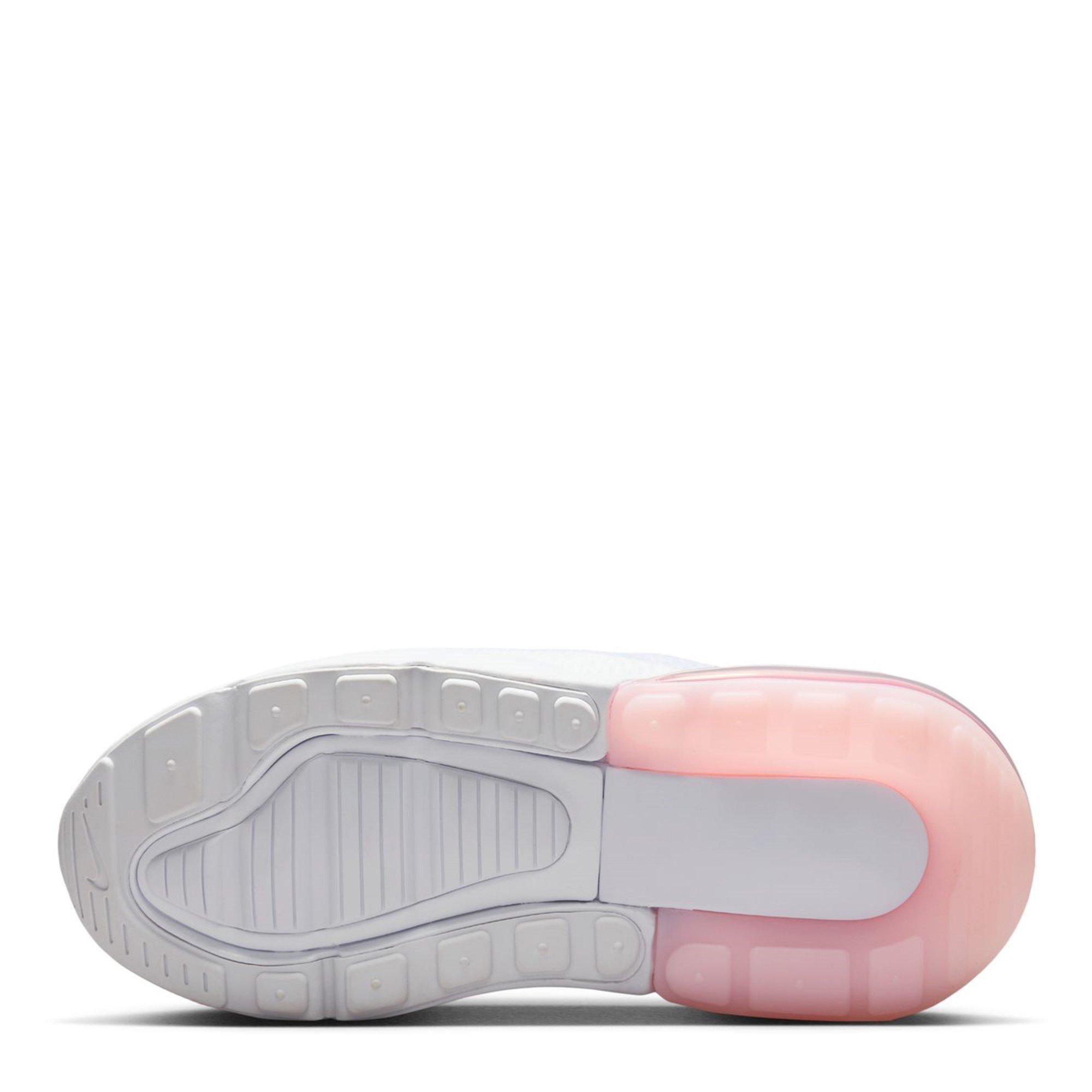 Wht/Pink/Grey - Nike - Air Max 270 Little Kids' Shoe - 6