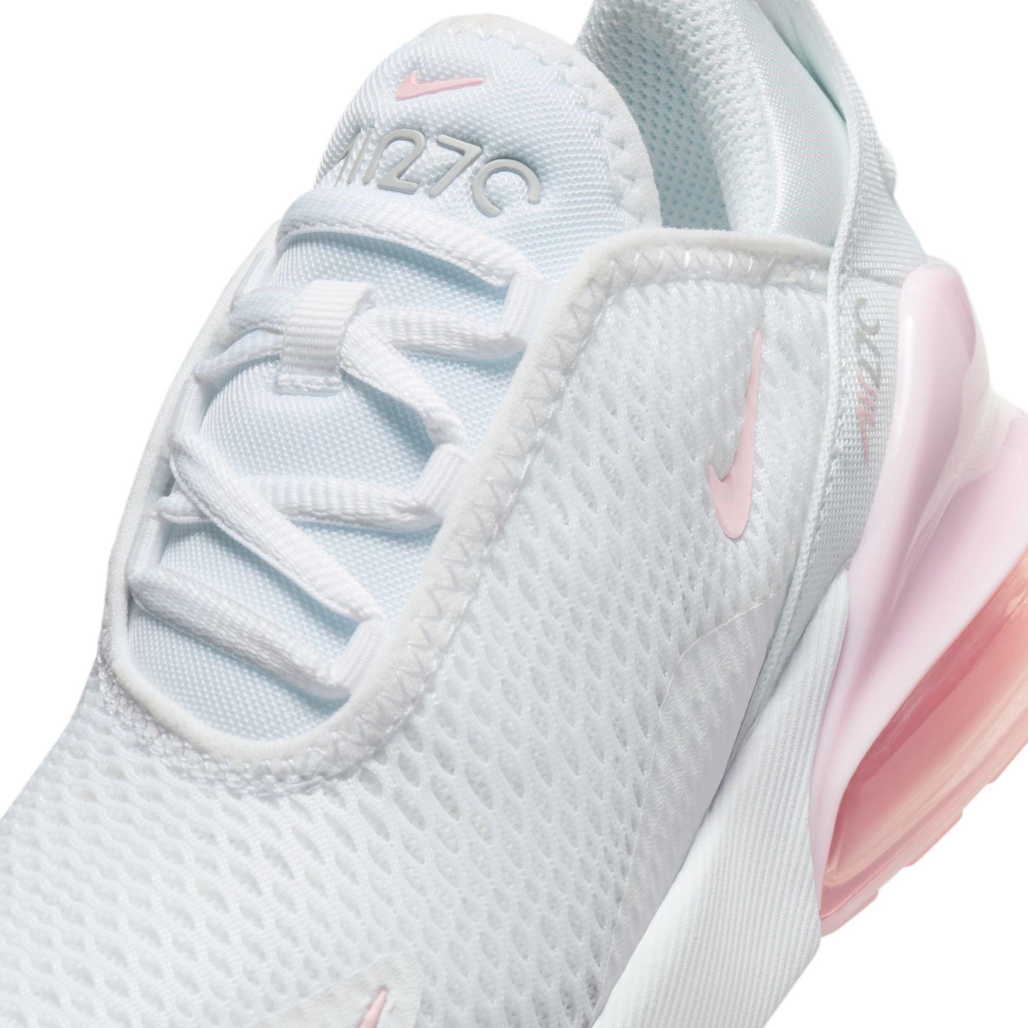 Wht/Pink/Grey - Nike - Air Max 270 Little Kids' Shoe - 7