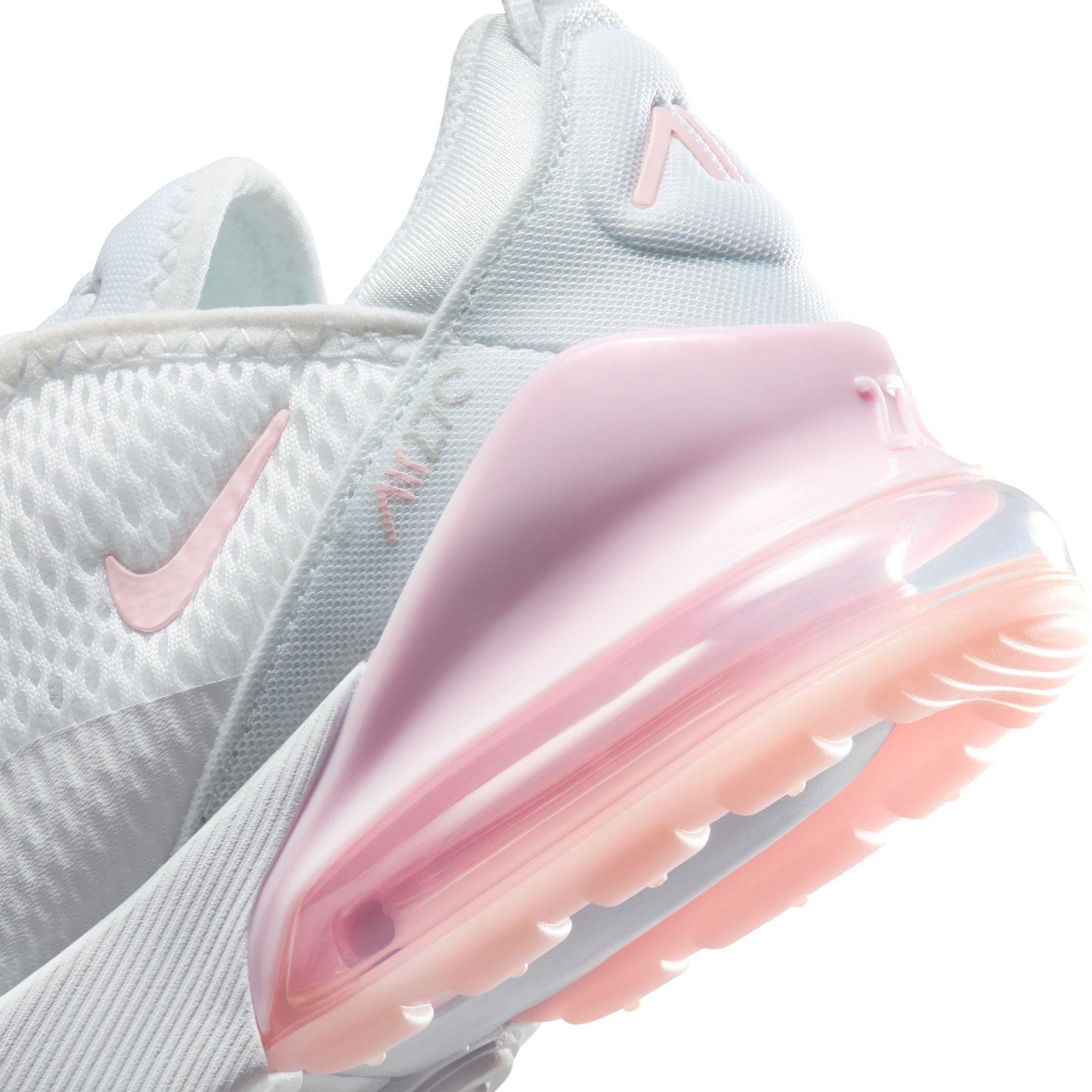 Wht/Pink/Grey - Nike - Air Max 270 Little Kids' Shoe - 8